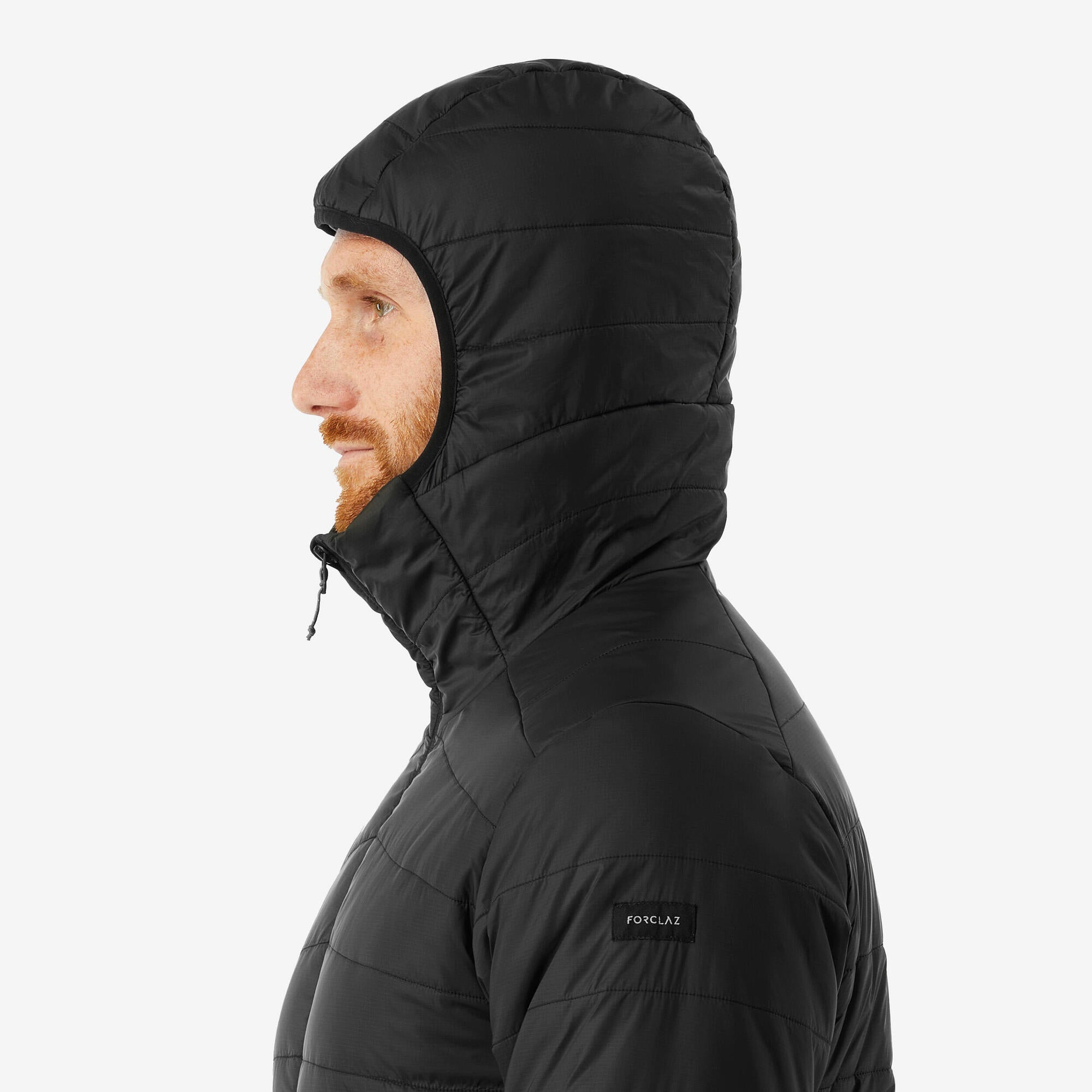 Forclaz Men's MT100 Lightweight Hooded Synthetic Jacket - Waterproof Hiking & Outdoor Adventure Gear for Camping & Travel