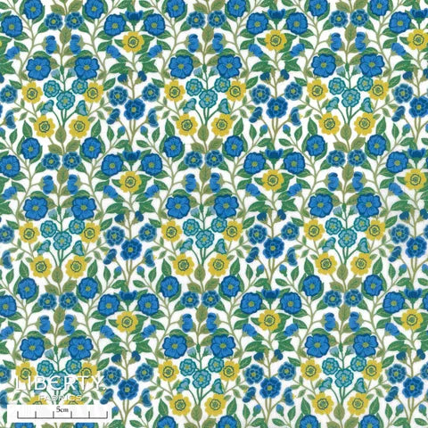 Liberty Tana Lawn 5118A Vigers' Sketch A - Premium Cotton Fabric for Dressmaking, Quilting & Crafting | Perfect for Summer Dresses, Blouses & DIY Projects