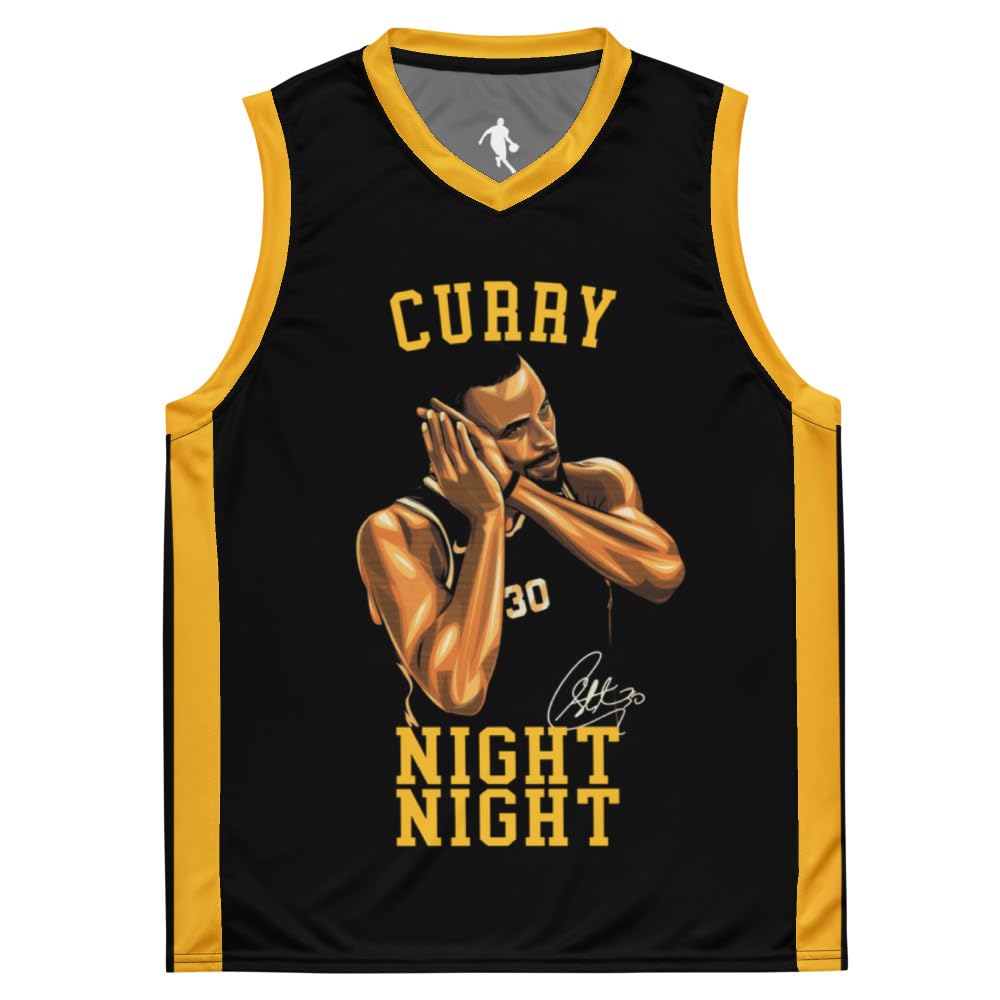 Recycled Unisex Curry Basketball Jersey - Golden State Warriors Fan Gear for Game Day & Casual Wear