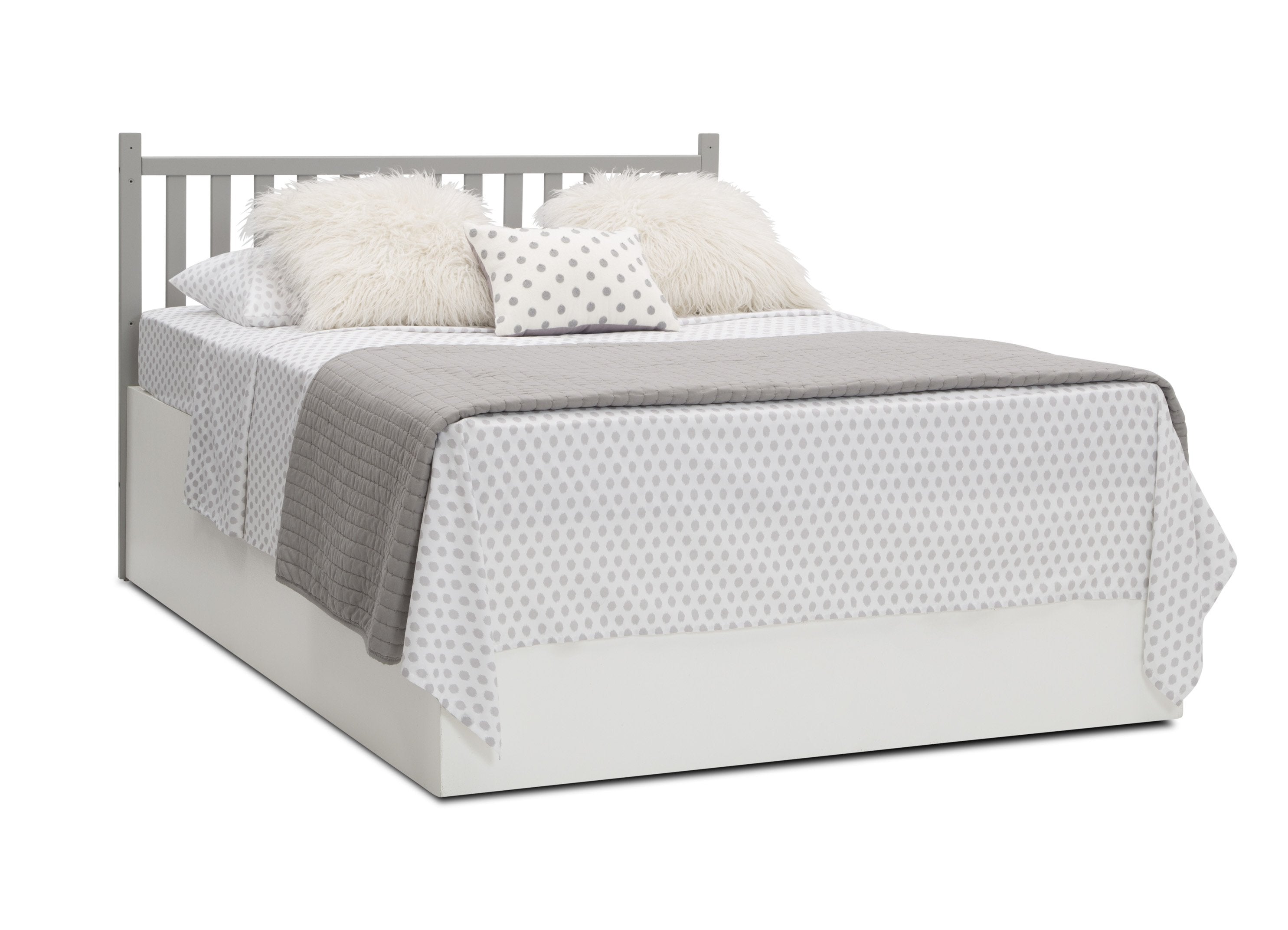 Mercer 6-in-1 Convertible Baby Crib with Toddler Rail - White Nursery Furniture for Newborn to Full Size Bed | Perfect for Nursery, Bedroom & Guest Room