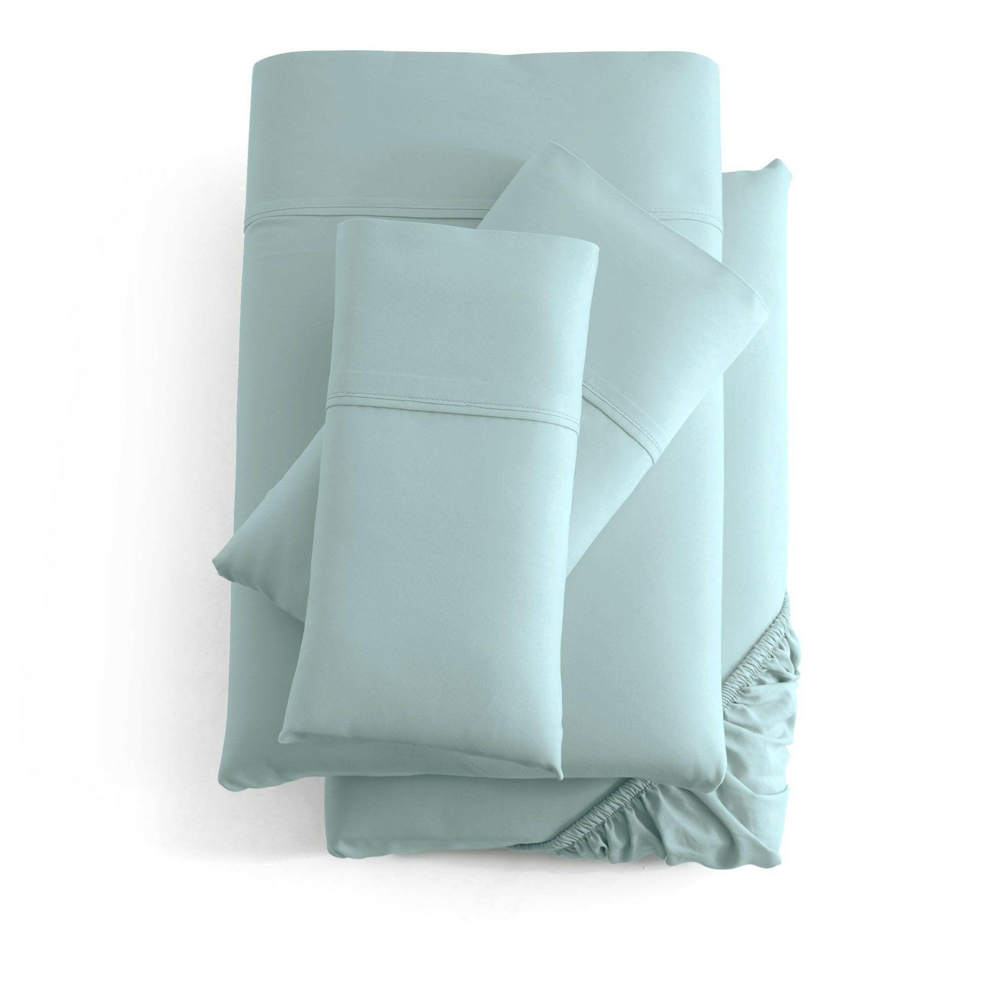 Premium Woven Bamboo Queen Sheet Set - Soft, Breathable & Eco-Friendly Bedding for All Seasons - Perfect for Hot Sleepers & Sustainable Home Decor