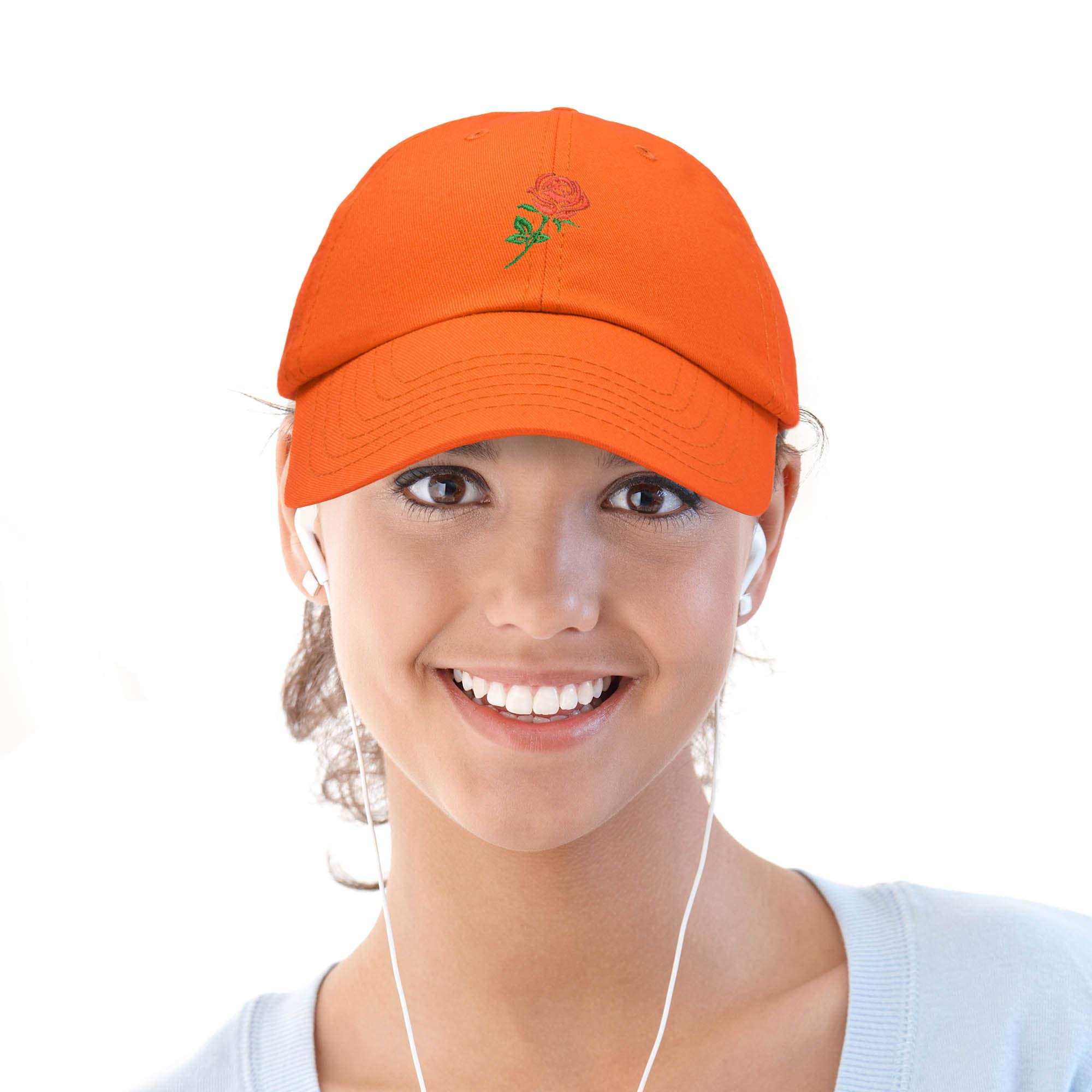 Premium Embroidered Red Rose Baseball Cap for Women - Stylish Fashion Accessory for Outdoor Activities, Sports, and Casual Wear