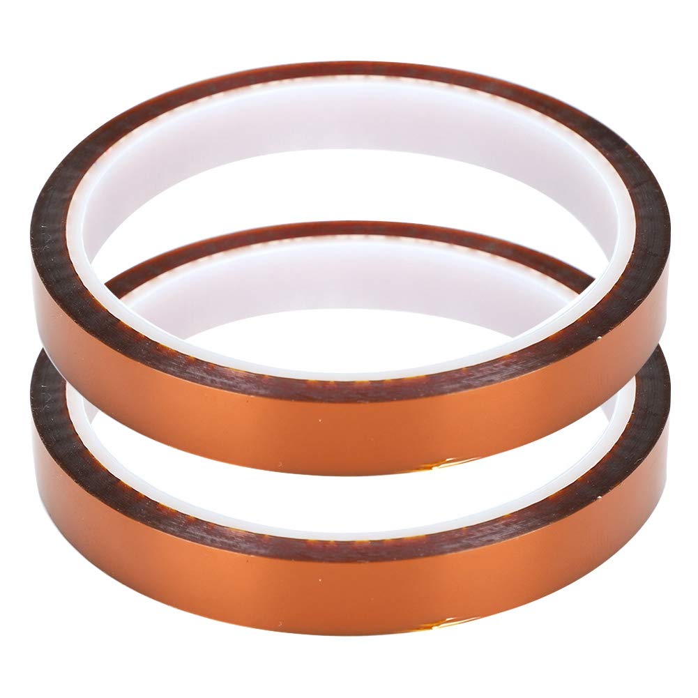 Fudax High-Temperature Solvent Resistant Electrical Tape, 12mm Wide Insulating Adhesive Tape for Circuit Boards, Motors, Transformers, Capacitors & Coils - Perfect for Electronics Repair, DIY Projects and Industrial Electrical Applications