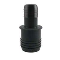 2-Pack Boshart 1.5 Inch Gray Polyethylene Hose Reducing Coupling - Perfect for Irrigation Systems, Plumbing & Water Transfer Applications