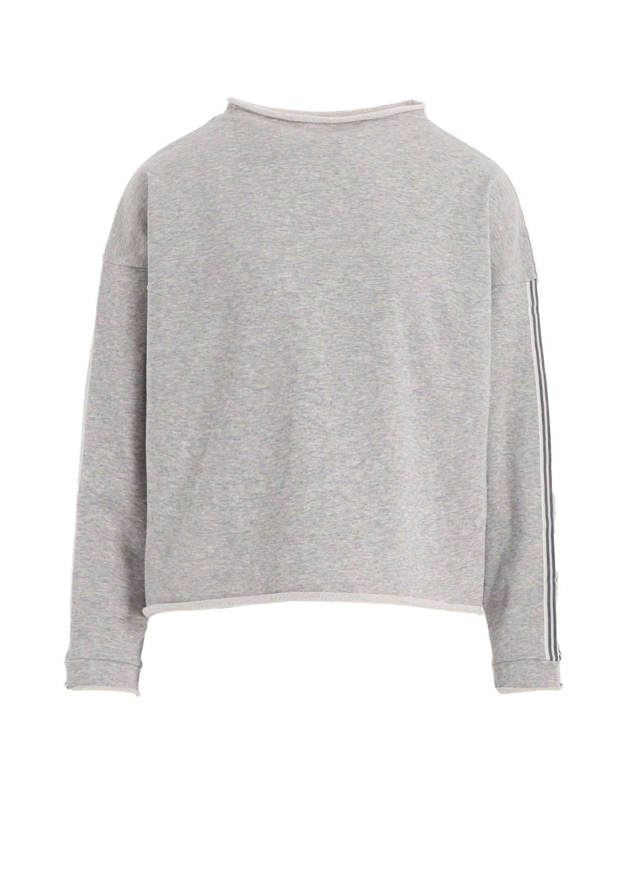Soft Cotton Fleece Striped Ribbon Pullover Sweater - Cozy Casual Wear for Women, Perfect for Fall & Winter Layering, Lounge & Outdoor Activities