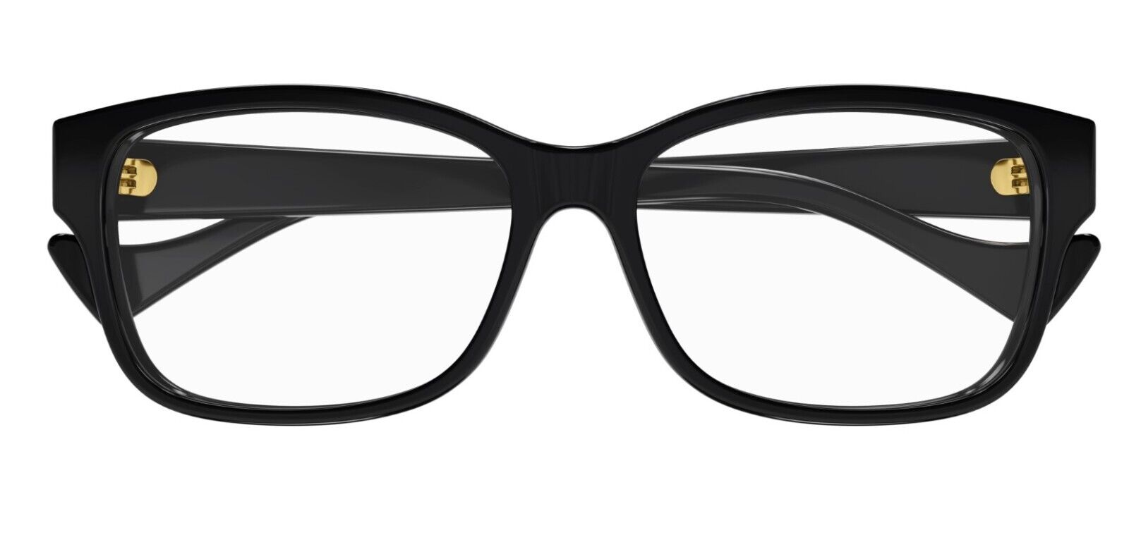 Gucci GG1259O 004 Black Rectangular Women's Eyeglasses - Stylish Designer Optical Frames for Women | Perfect for Work, Reading & Everyday Fashion