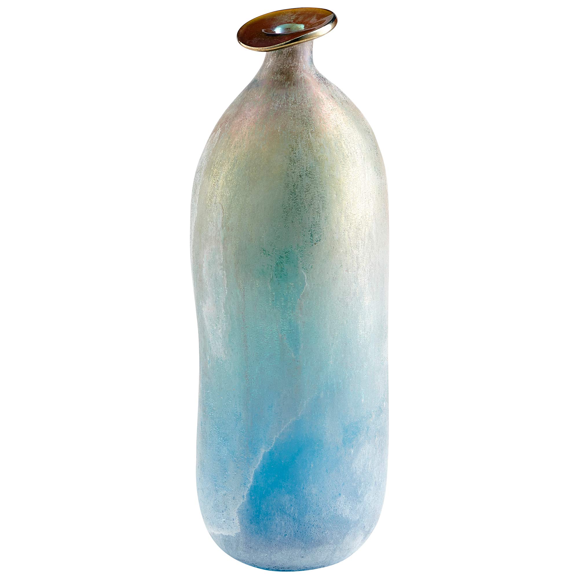 Cyan Design 10438 Sea of Dreams 11 Inch Ceramic Vase - Elegant Home Decor for Living Room, Dining Table, or Wedding Centerpiece