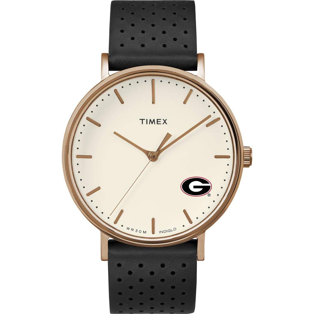 Timex Women's Georgia Bulldogs UGA Rose Gold Watch - Stylish & Durable for Game Days, Work & Everyday Wear