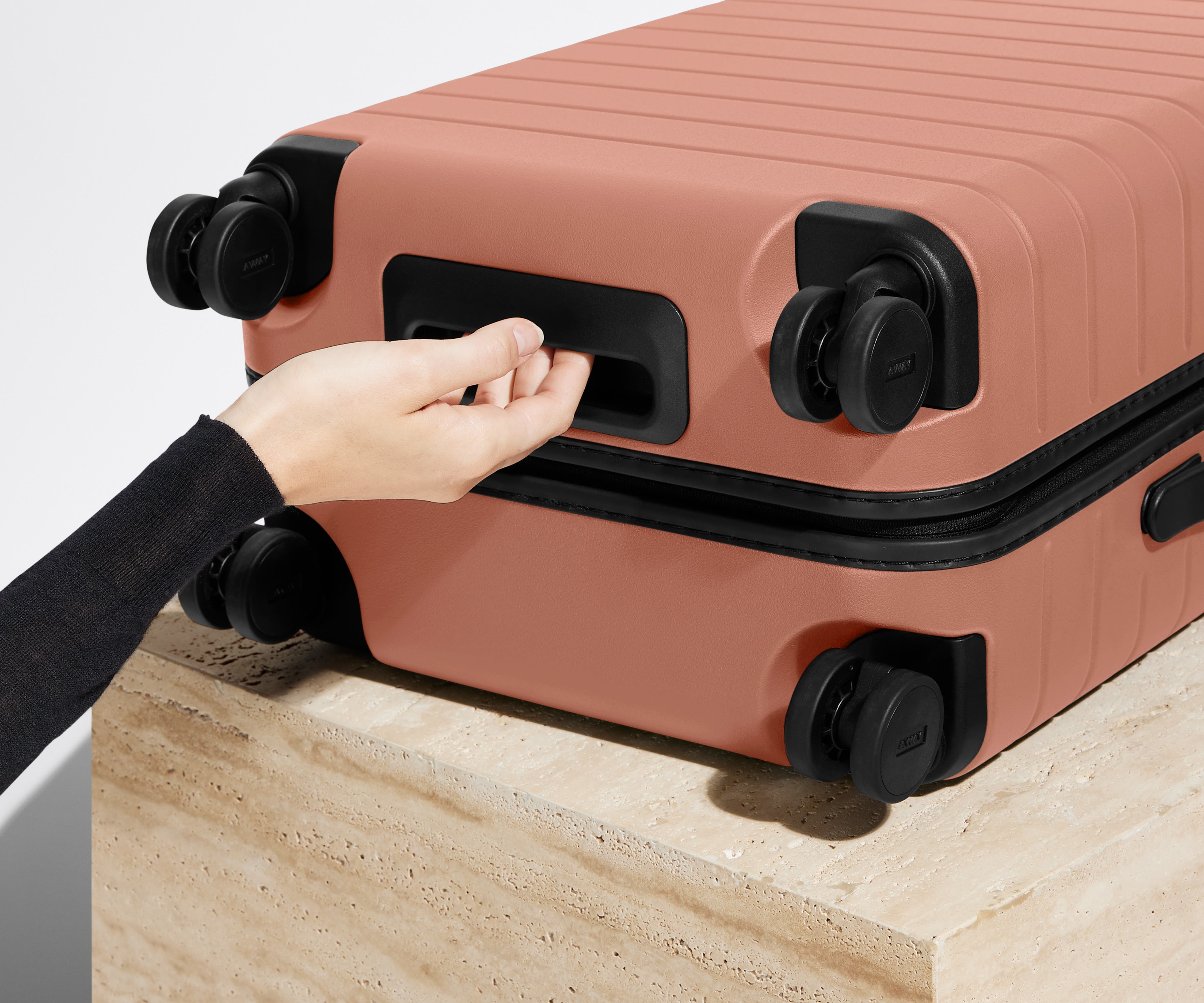 Premium Clay Pink Carry-On Luggage - Lightweight & Durable Suitcase for Travel, Business Trips & Weekend Getaways