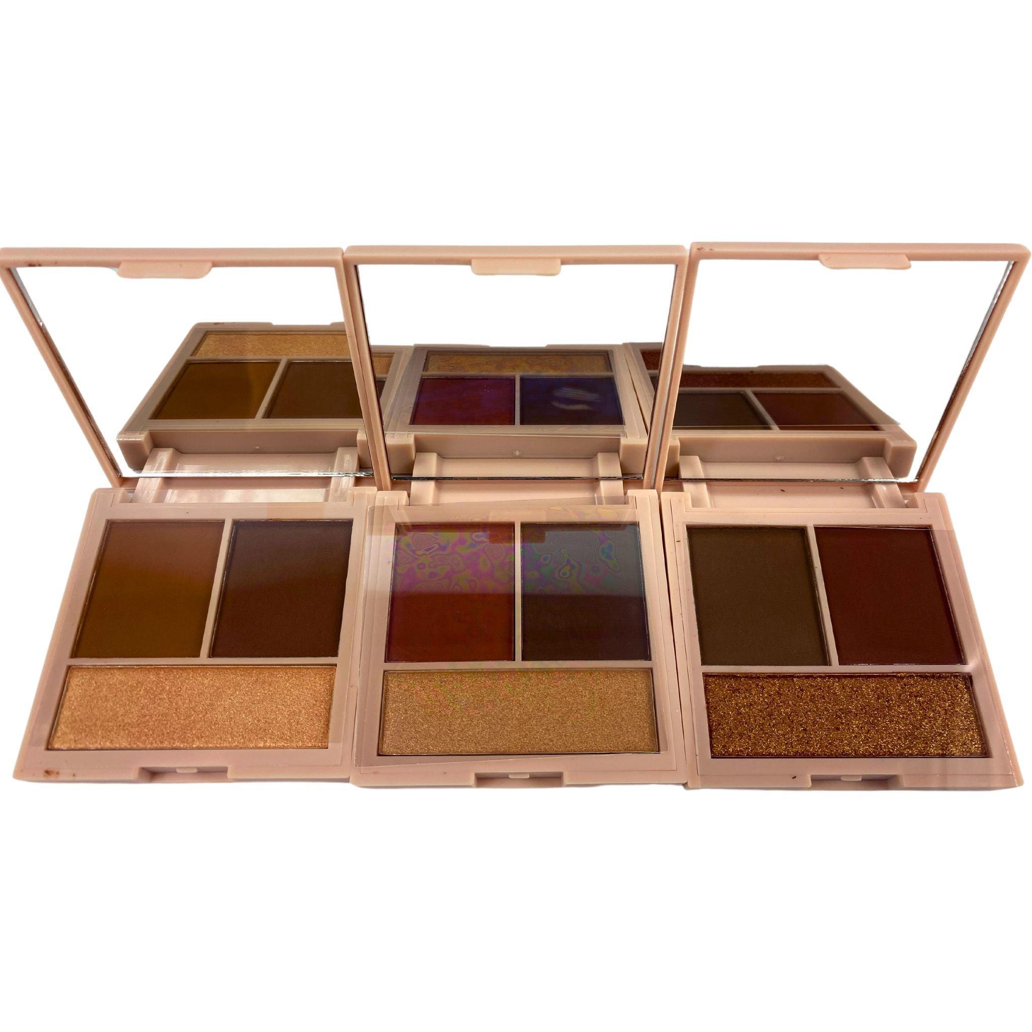 Revolution Contour Powder Compact Palette - 0.24oz (50 Pcs Lot) - Professional Makeup Contouring Kit for Face Sculpting & Highlighting - Perfect for Daily Makeup, Photo Shoots & Special Occasions
