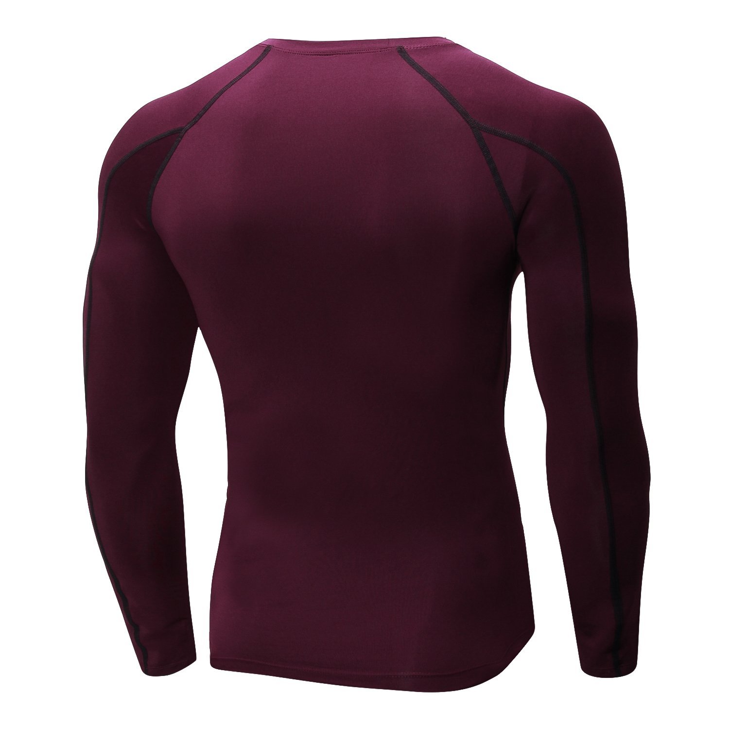 Men's Quick Dry Compression Long Sleeve T-Shirt - Moisture Wicking Athletic Shirt for Running, Gym & Workout - Lightweight Performance Top for Sports & Fitness Training