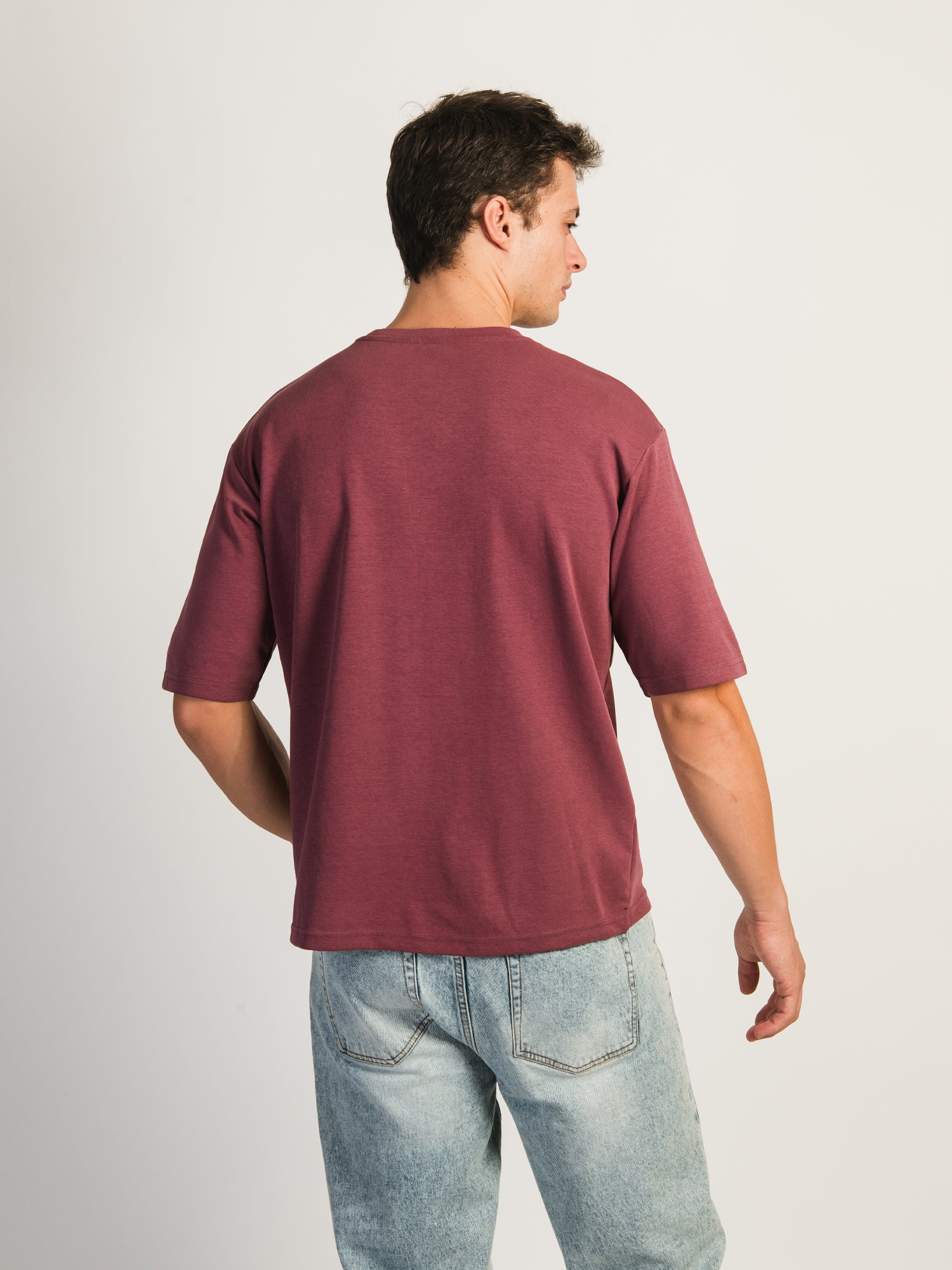 BOXY FIT TEE in Smokey Mauve - Oversized Casual T-Shirt for Women | Perfect for Everyday Wear, Lounge & Street Style