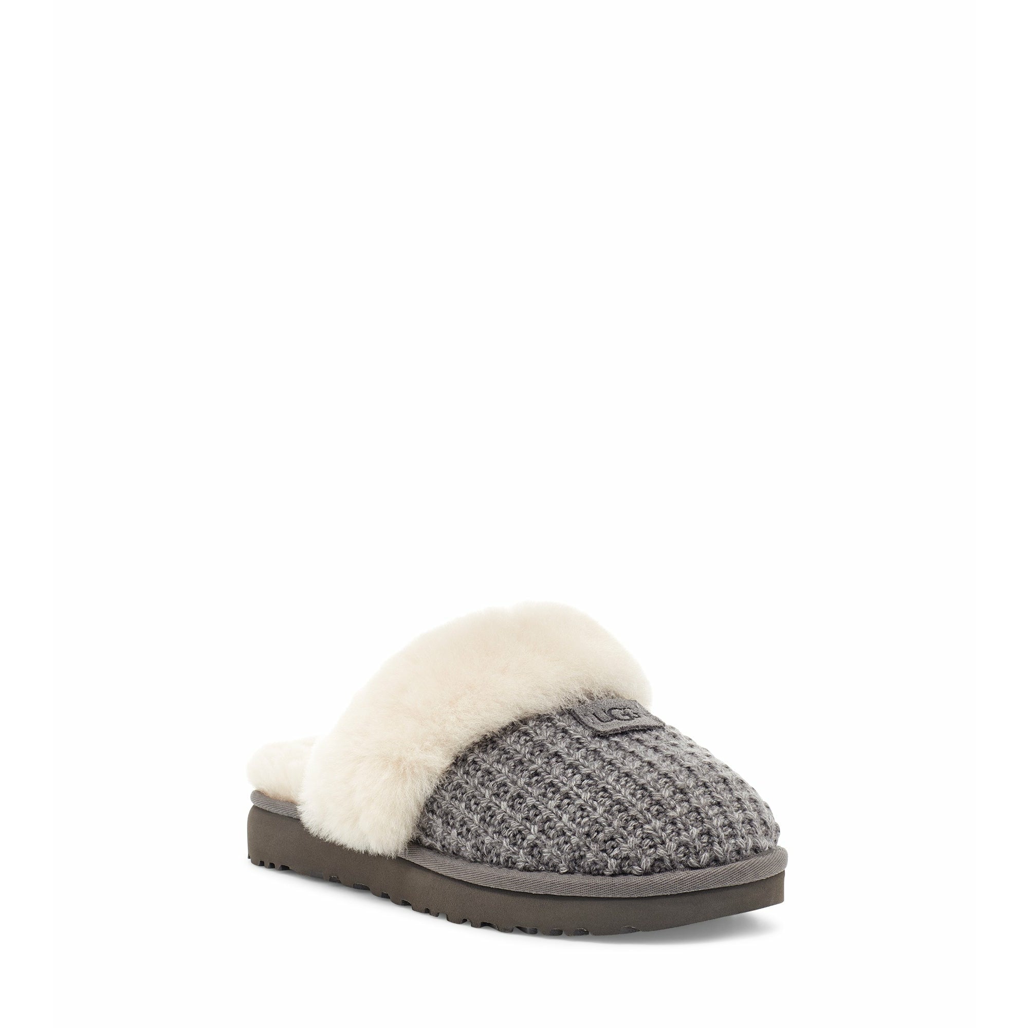 UGG Women's Cozy Slippers - Soft Fleece Lined House Shoes for Winter, Warm Indoor/Outdoor Slide Slippers for Women - Perfect for Home, Lounge & Cold Weather Comfort (Charcoal)