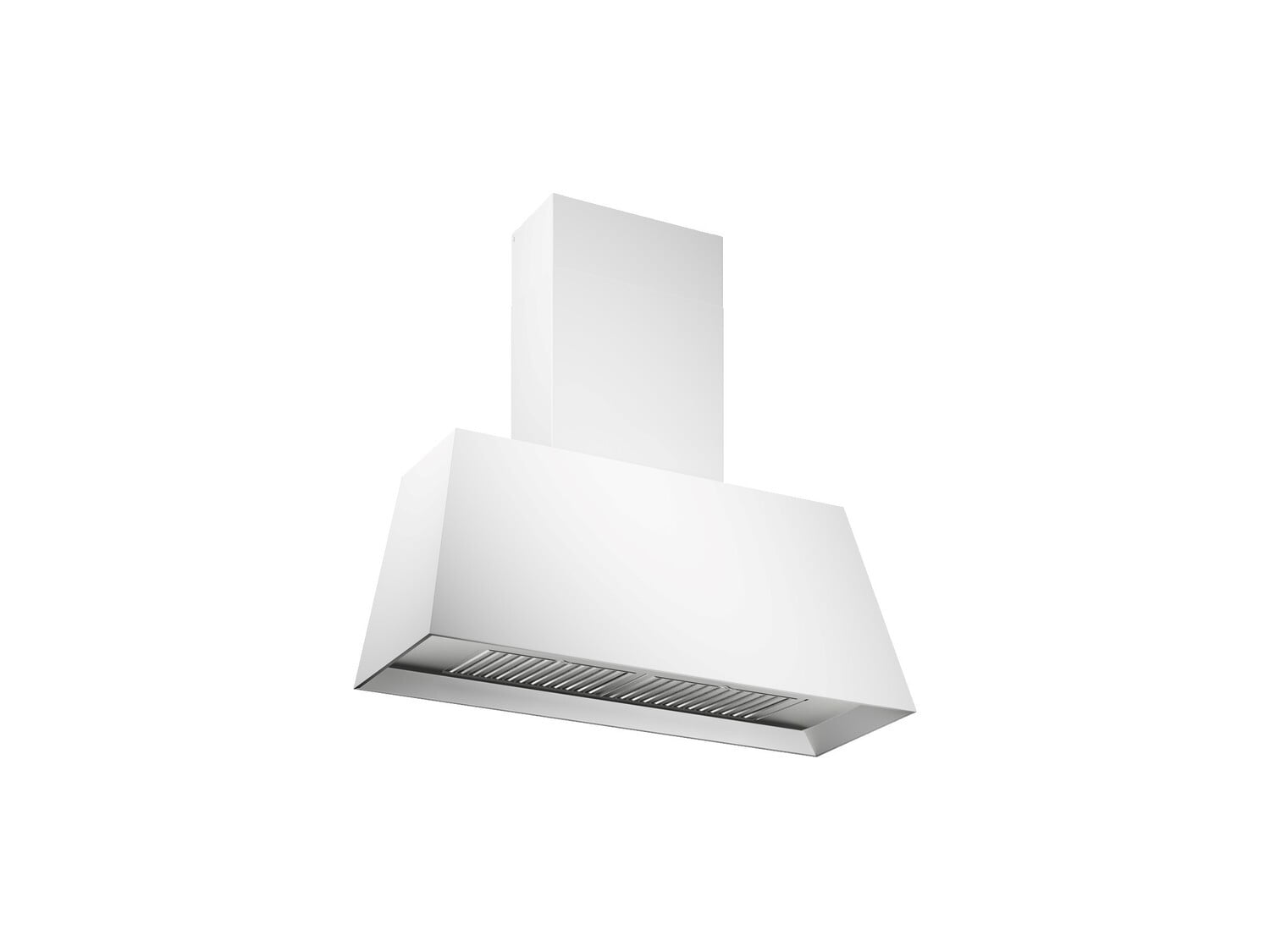 Bertazzoni KMC30BI 30-Inch Contemporary Canopy Range Hood - 600 CFM Powerful Ventilation - Matte White Finish - Perfect for Modern Kitchens & Open Concept Homes