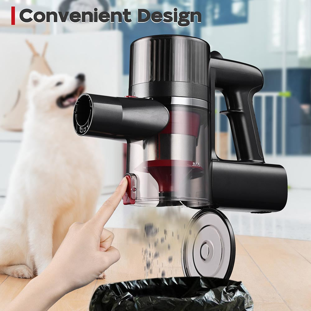 TheLAShop 4-in-1 Cordless Stick Vacuum Cleaner - Powerful Lightweight for Pet Hair, Hardwood Floors & Carpets - Perfect for Home, Office & Car Cleaning
