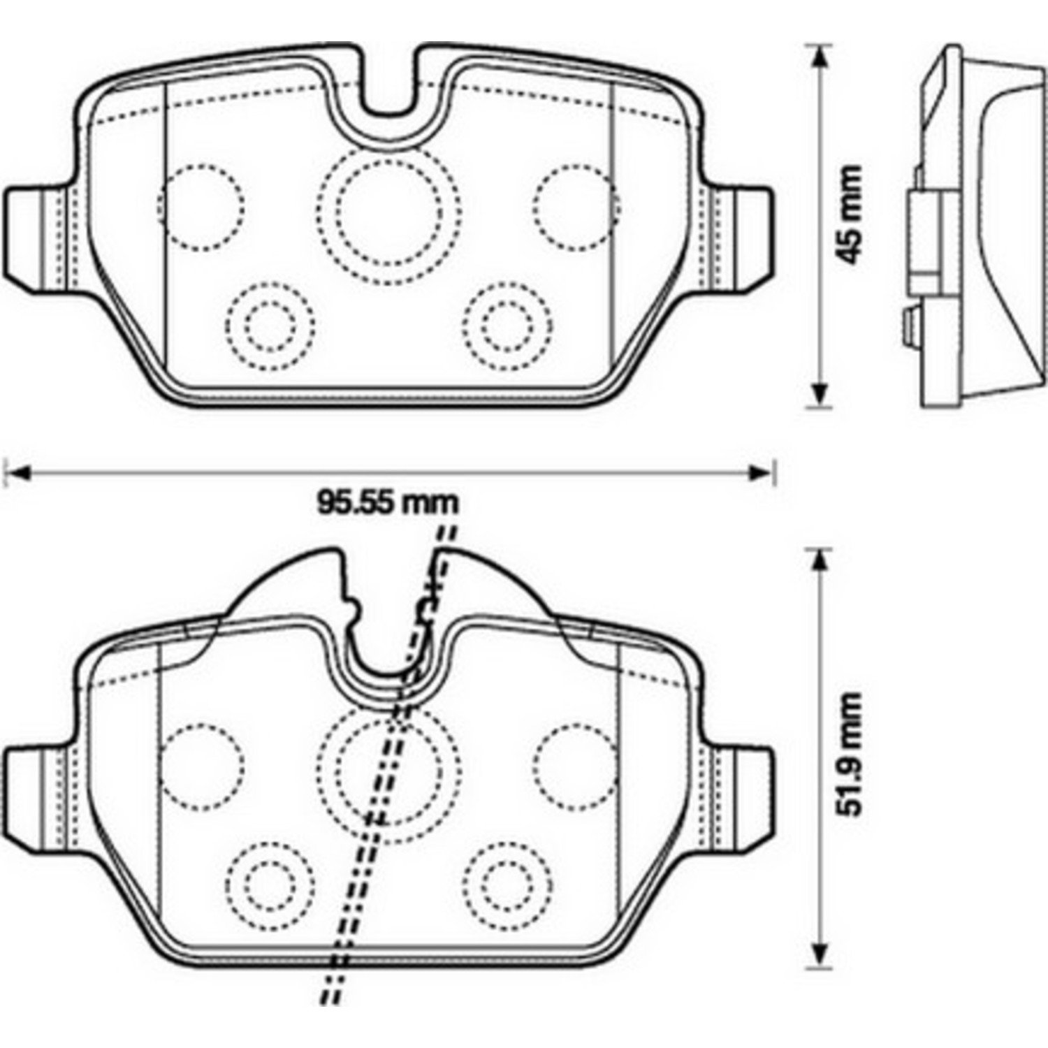 High-Performance 573136J Brake Pad Set for Cars & Trucks – Durable & Quiet Braking for Daily Commute & Highway Driving