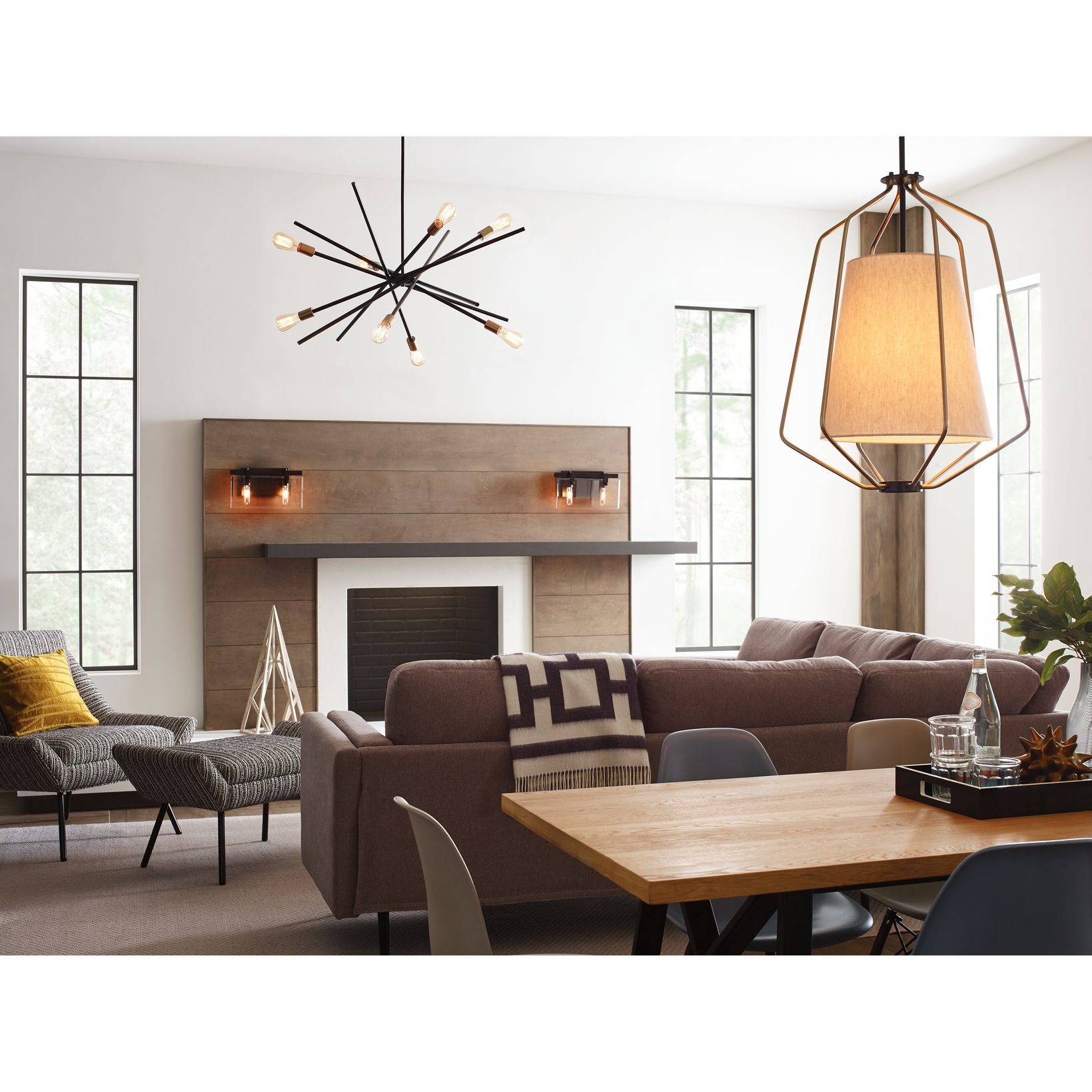 Progress Lighting P300106-020 Glayse Bath & Vanity Light Fixture in Oil-Rubbed Bronze Finish - Elegant Bathroom Lighting for Vanity Mirror, Powder Room & Master Bath Decor