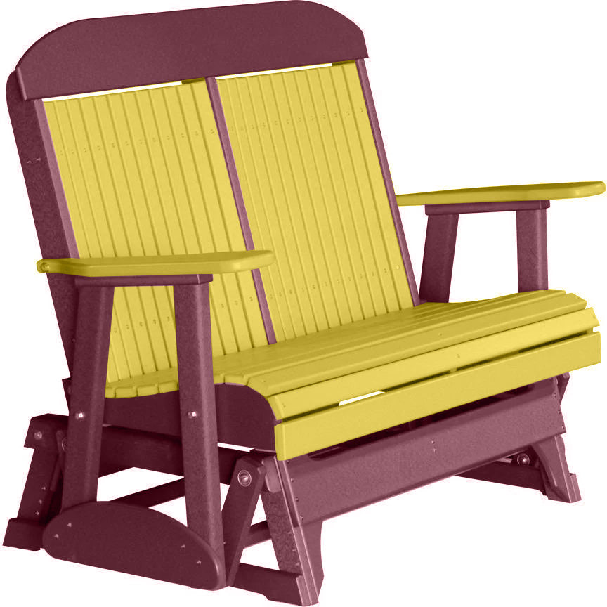 Yellow on Cherrywood