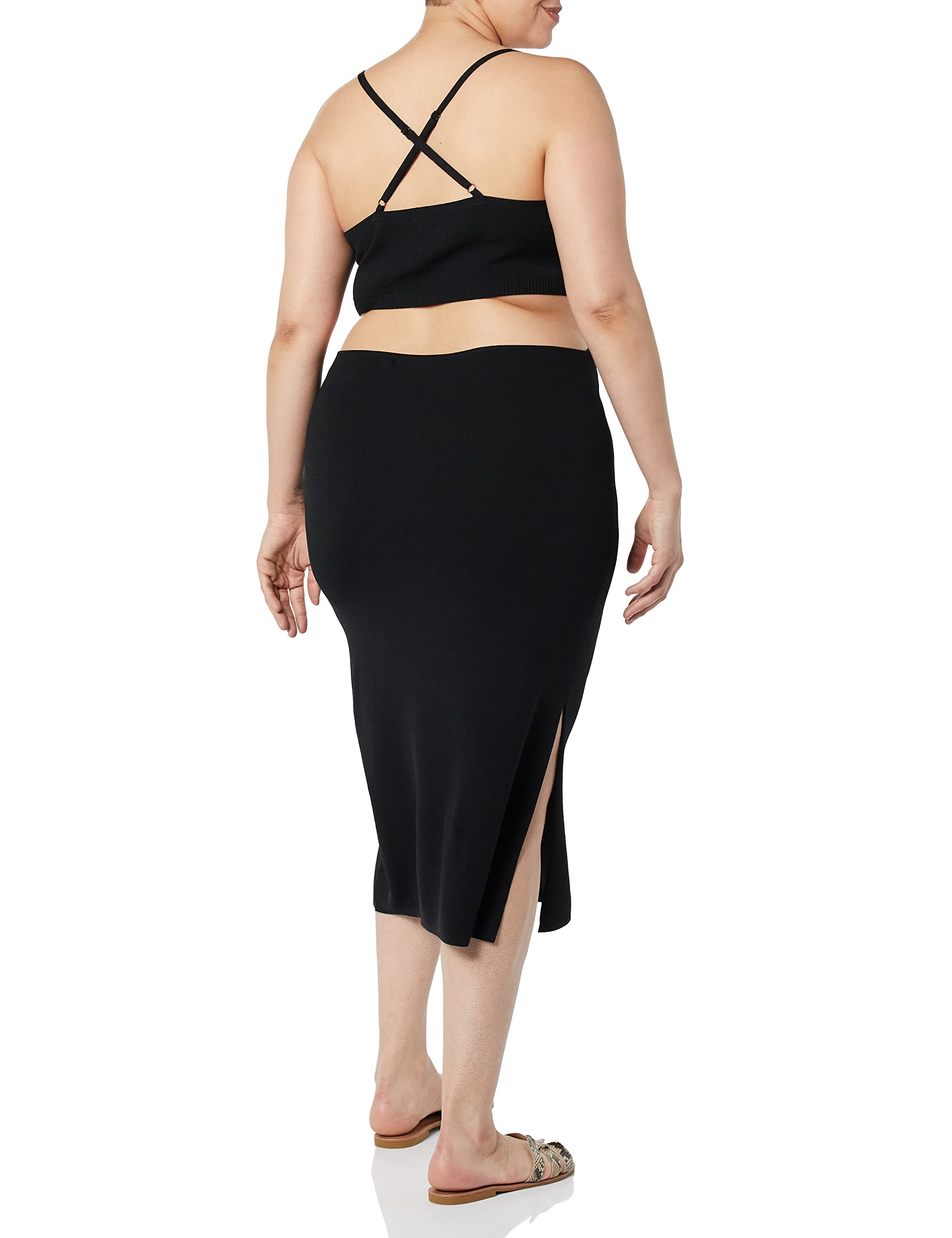 The Drop Women's Zuri Fitted Cut-Out One Shoulder Maxi Sweater Dress - Elegant & Cozy Knit Dress for Date Night, Holiday Parties & Winter Fashion