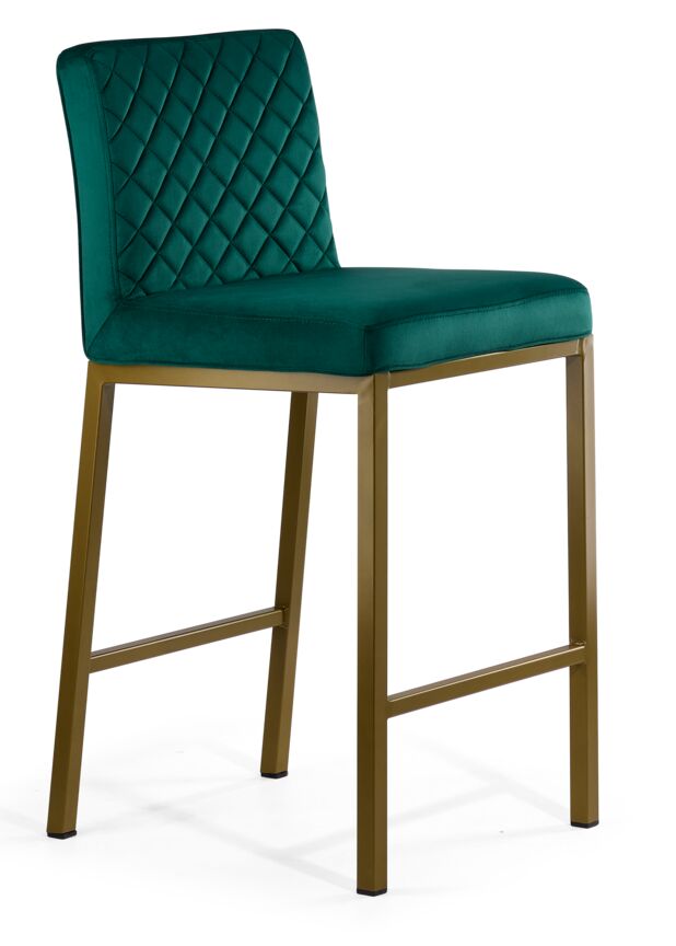 Acie Counter Height Stool - Adjustable Green Bar Stools for Kitchen Island, Breakfast Nook & Home Decor - Modern & Comfortable Seating Solution