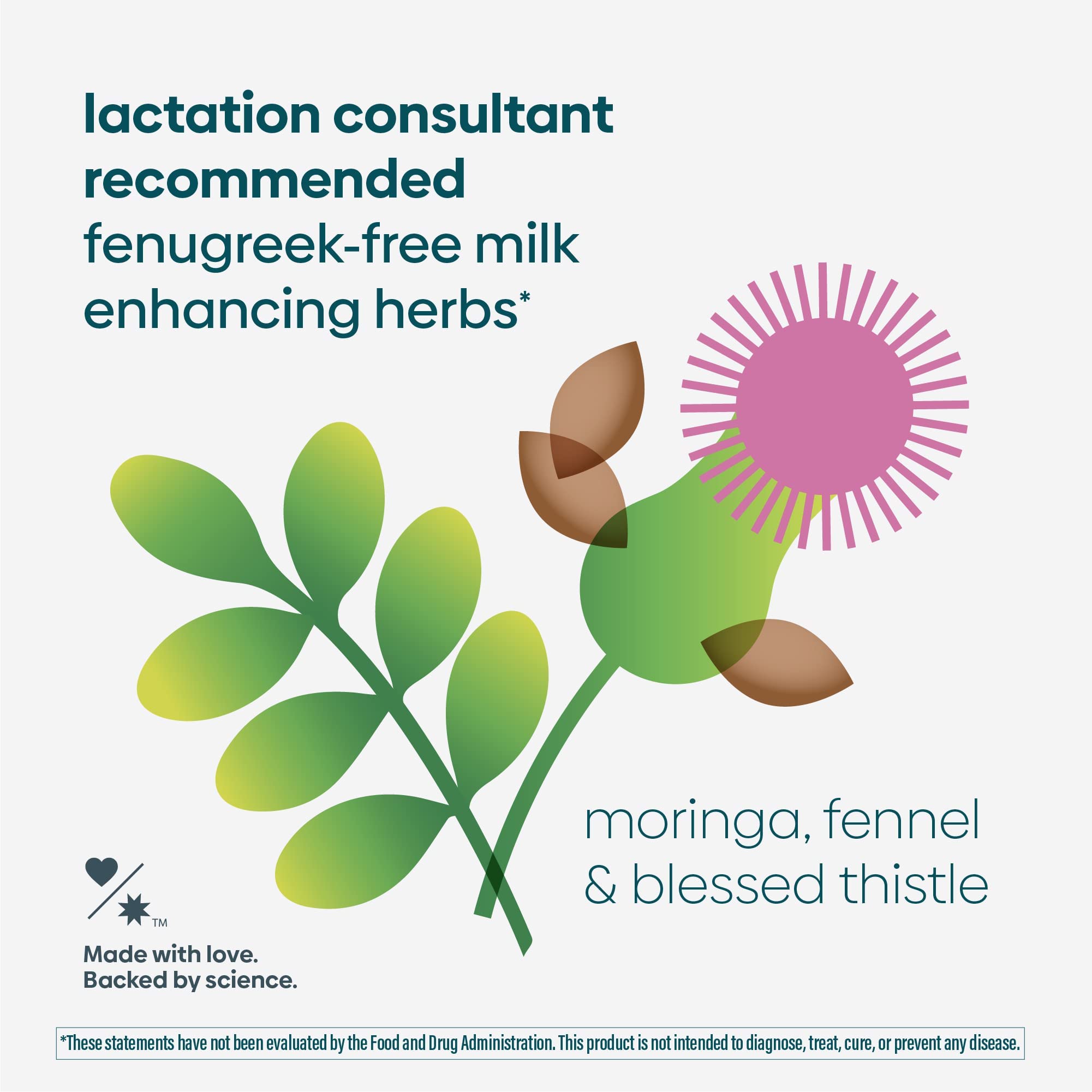UpSpring Milkflow Breastfeeding Supplement Capsules with Moringa & Blessed Thistle | Fenugreek-Free Lactation Support for Nursing Moms | 60 Capsules | Increase Milk Supply Naturally for Pumping & Nursing at Home or Work