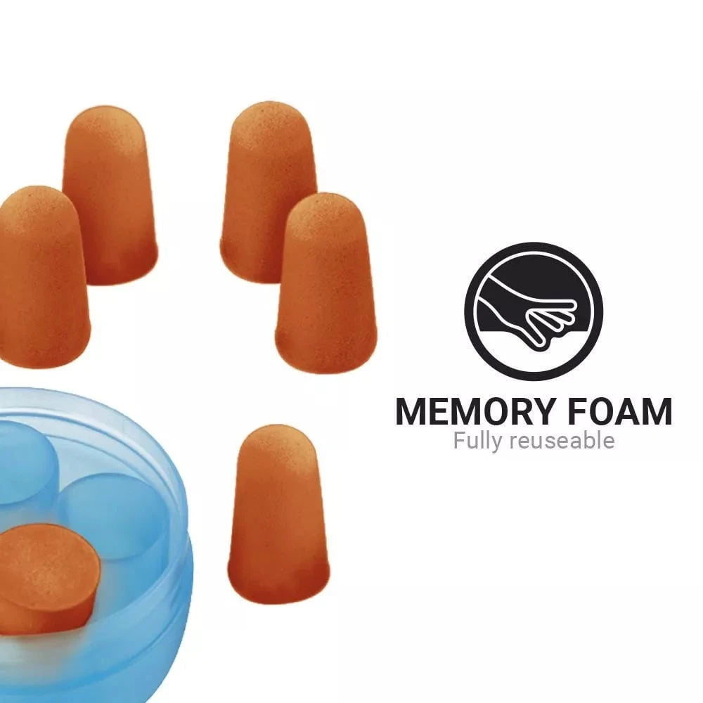 Go Travel Super Soft Ear Plugs for Sleeping, Noise Cancelling & Travel - Comfortable & Reusable Earplugs for Airplanes, Concerts, Work & Study