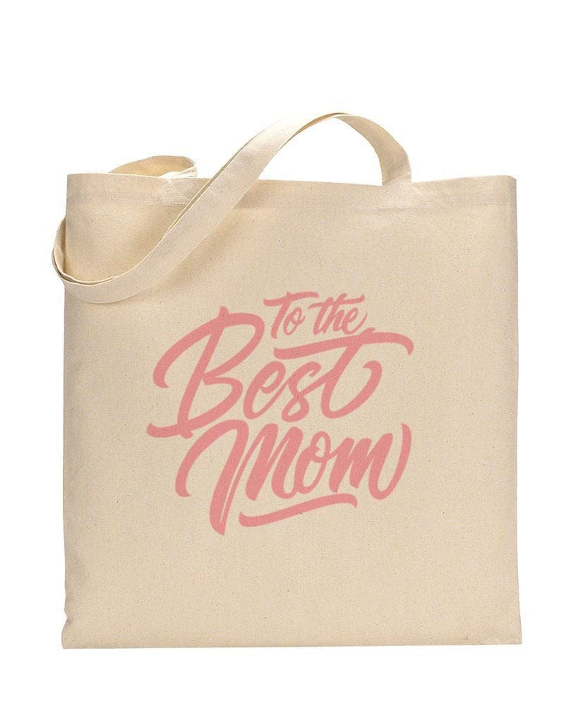 Custom Personalized Mother's Day Tote Bag - Durable Reusable Canvas Gift for Mom - USA Printed - Perfect for Shopping, Beach Trips & Daily Use