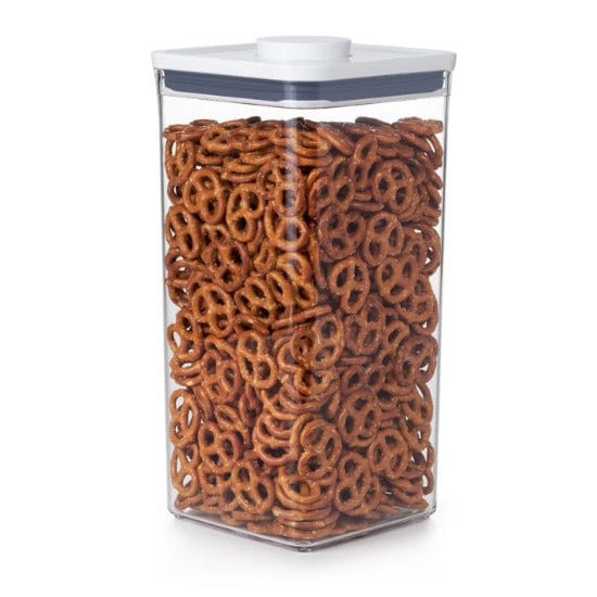 OXO POP Container - 6.0qt Big Square Tall Airtight Food Storage for Kitchen Pantry Organization - Perfect for Cereal, Flour, Sugar & Dry Goods