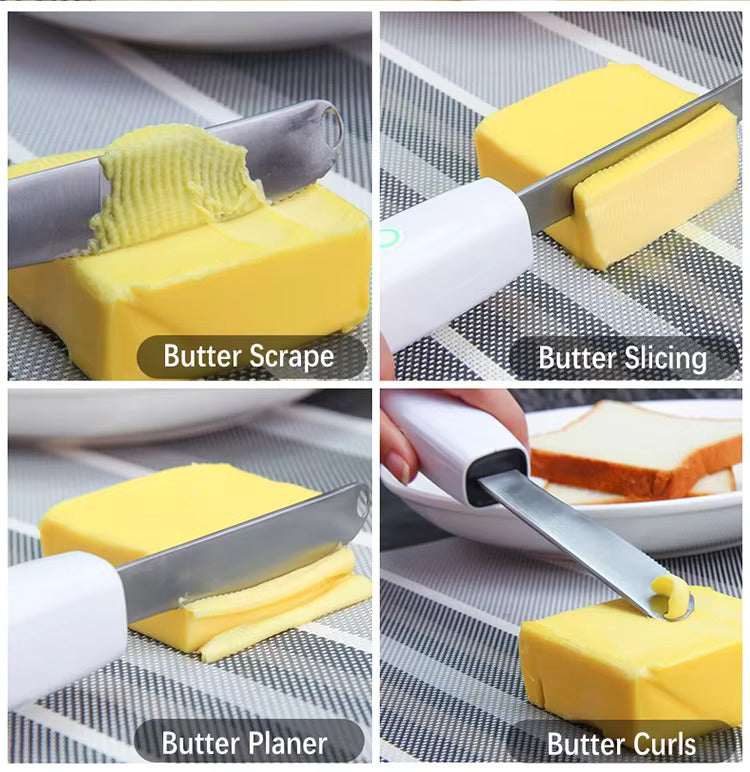 Self Heating Knife for Cooking - Instant Heating Electric Knife for Slicing Meat, Bread & Cheese - Perfect for Kitchen, Camping & Outdoor Cooking