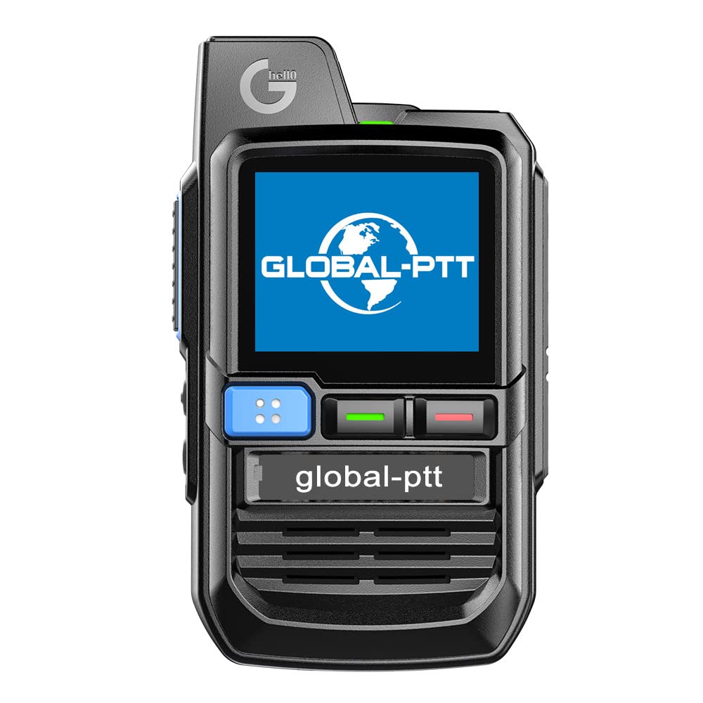 Wurui TXQ Global-PTT 4G LTE Walkie Talkies - Mini POC Pair, Long Range Two-Way Radios for Adults & Teams (2PCS, No SIM Card) - Ideal for Outdoor Adventures, Construction Sites & Emergency Communication