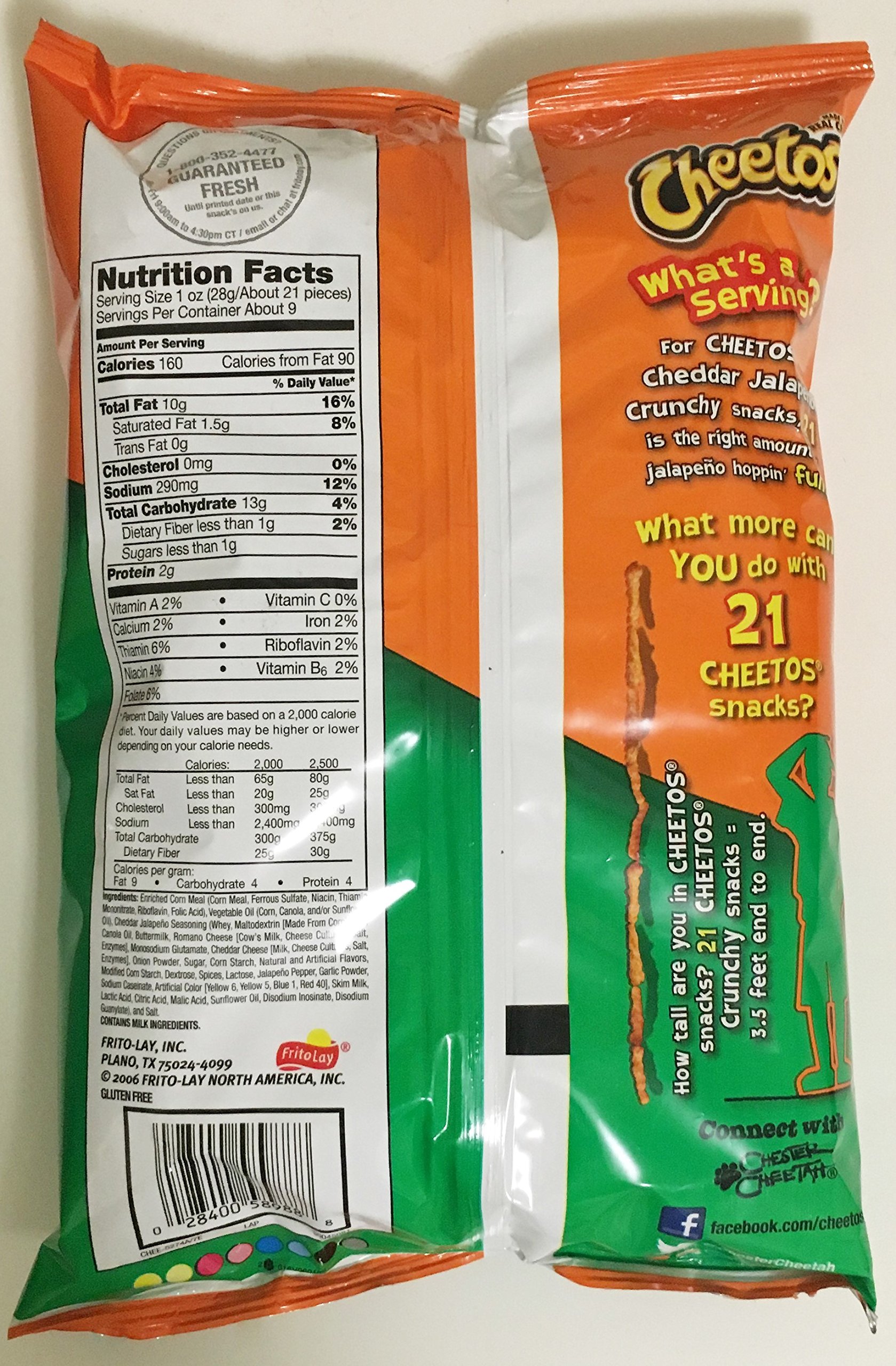 Crunchy Cheddar Jalapeno Cheetos Cheese Snacks - 8.5 oz Bag | Spicy & Cheesy Corn Puffs | Perfect for Parties, Movie Nights & On-the-Go Snacking