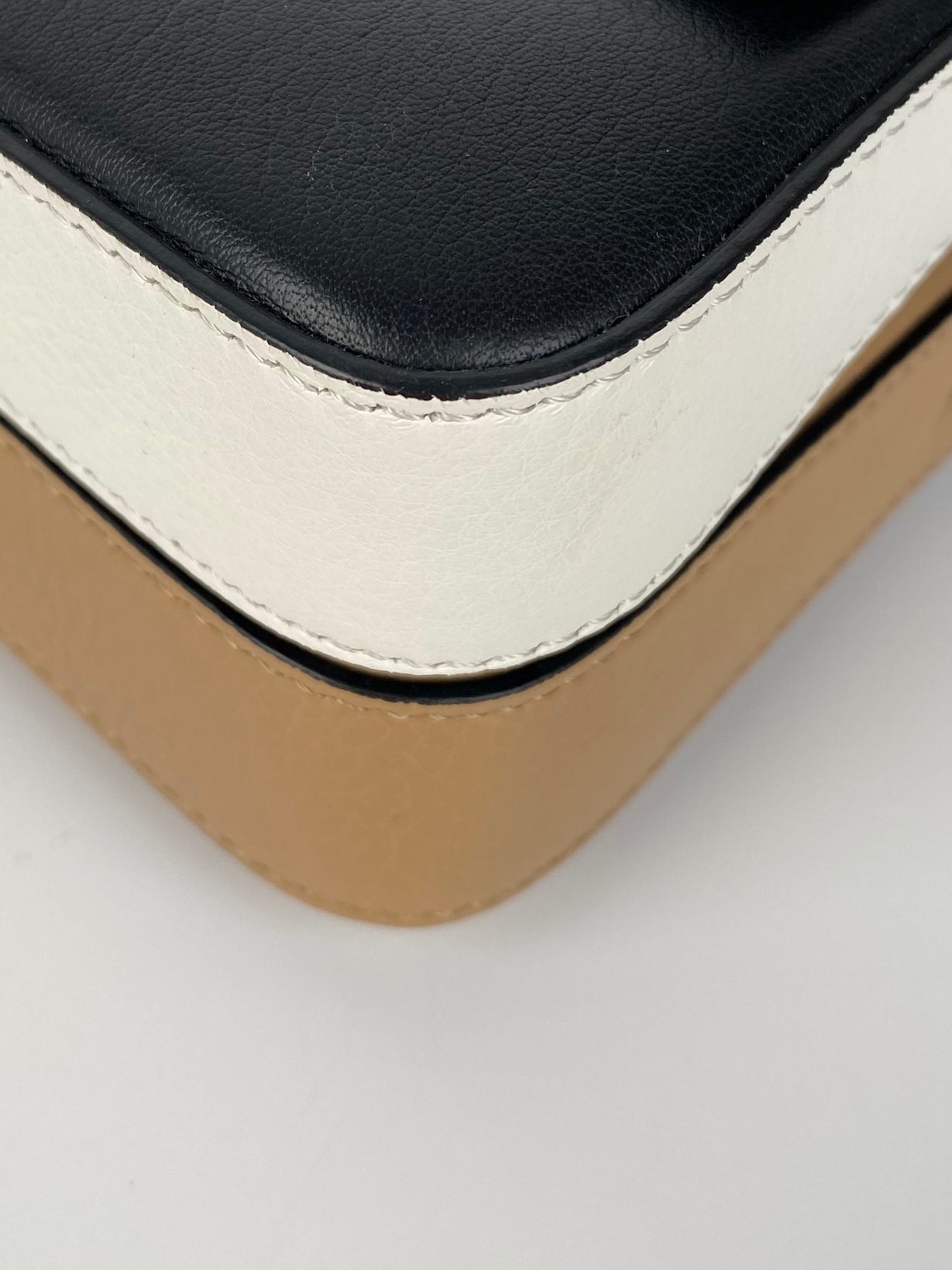 Fendi Black & Nude Micro Double Baguette Bag - Luxury Designer Crossbody Purse for Women | Perfect for Evening Parties, Date Nights & Special Occasions