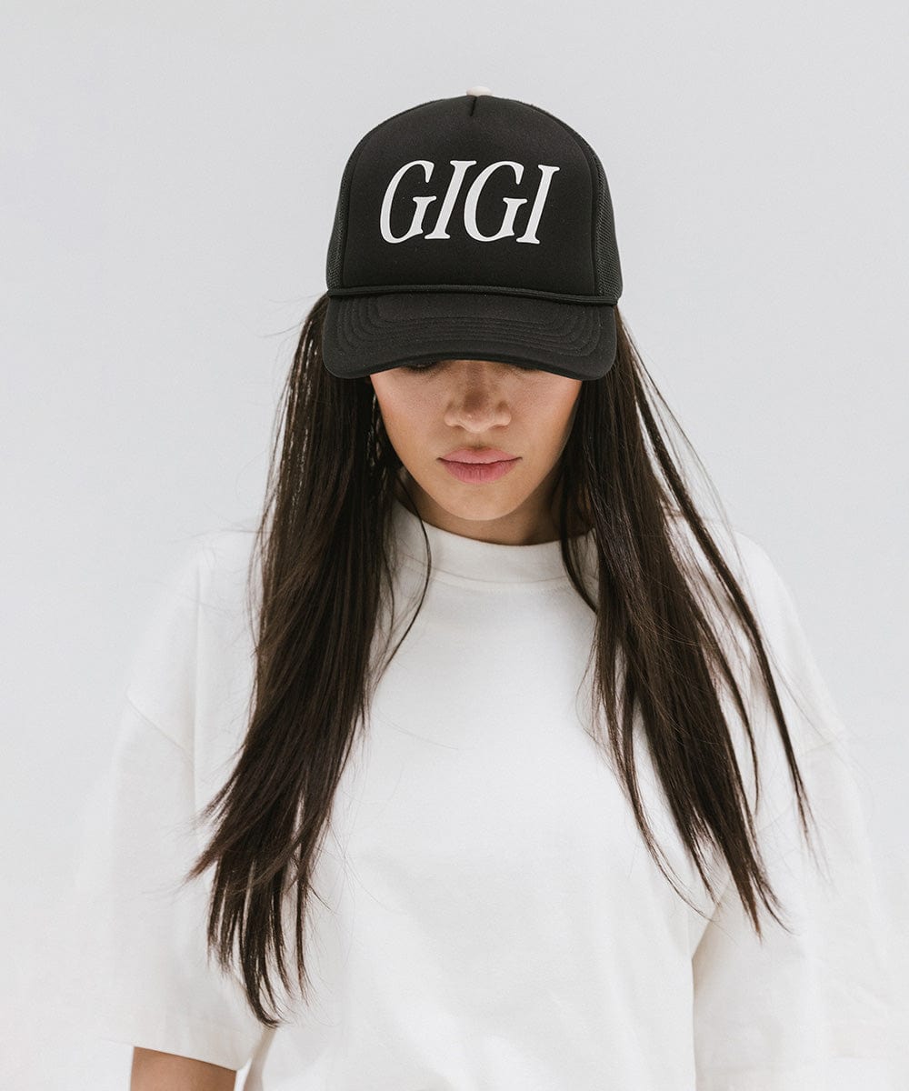 Gigi Foam Trucker Hat - Adjustable Snapback Cap for Men & Women - Stylish & Comfortable for Outdoor Activities, Sports, and Casual Wear