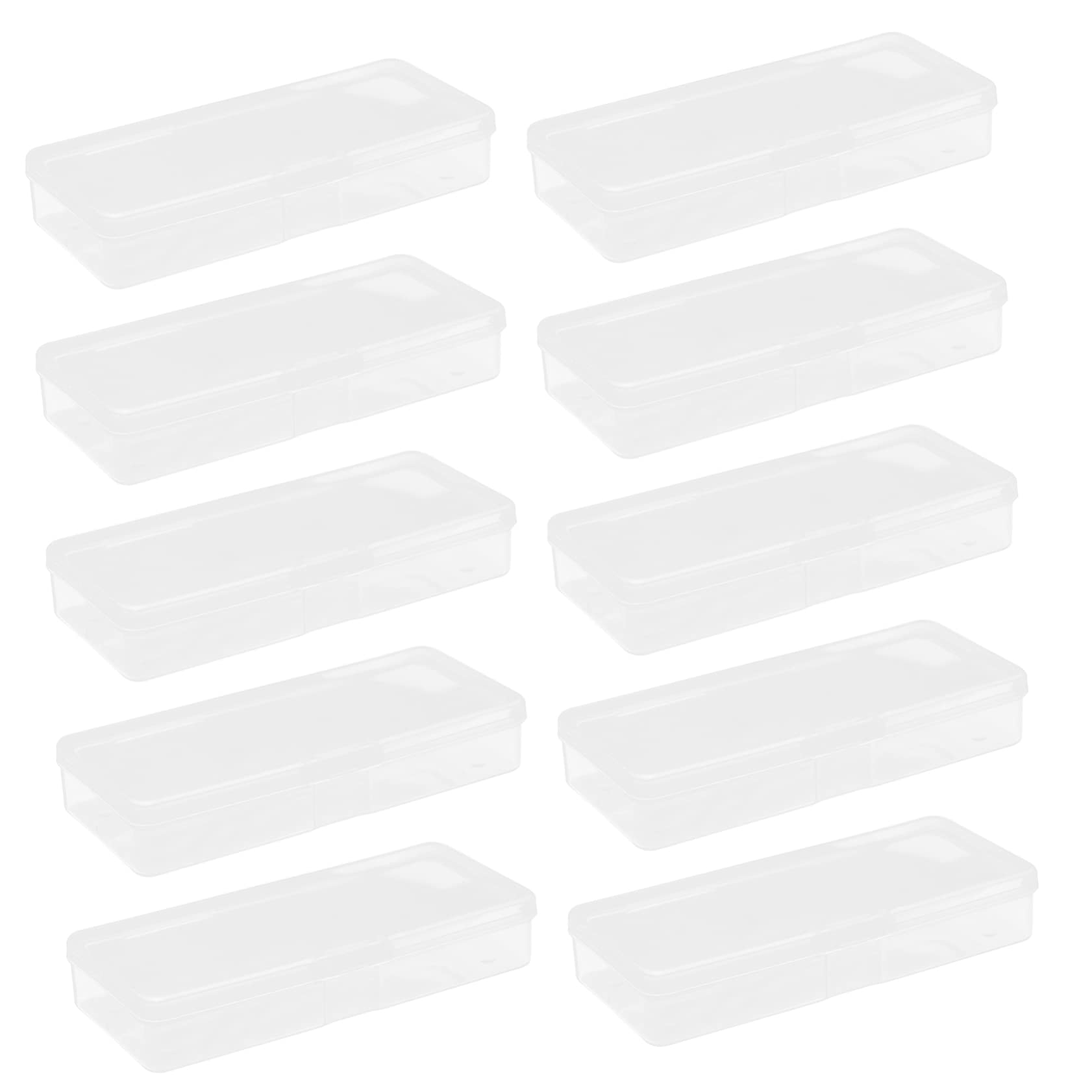 10PCS Razor Blade Disposal Case - Compact Portable Storage Container for Safety Razor Blades | Perfect for Travel, Home & Salon Use