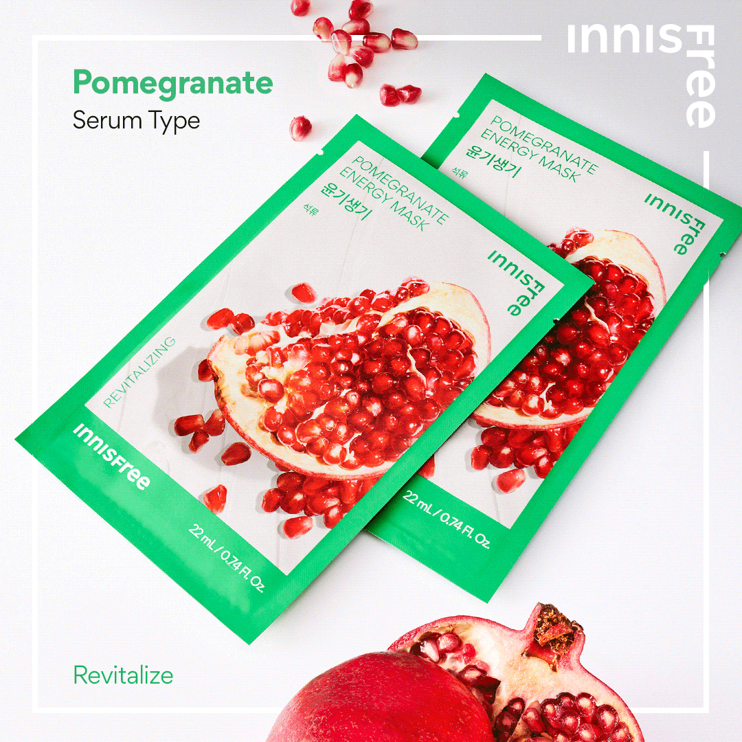 Hydrating Energy Sheet Mask for Glowing Skin - Korean Facial Mask for Dry & Dull Skin - Perfect for Spa Night & Self-Care Routine