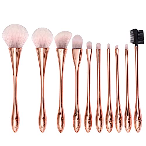 Rose Gold 10 Set Gray Powder White + Opp Bag