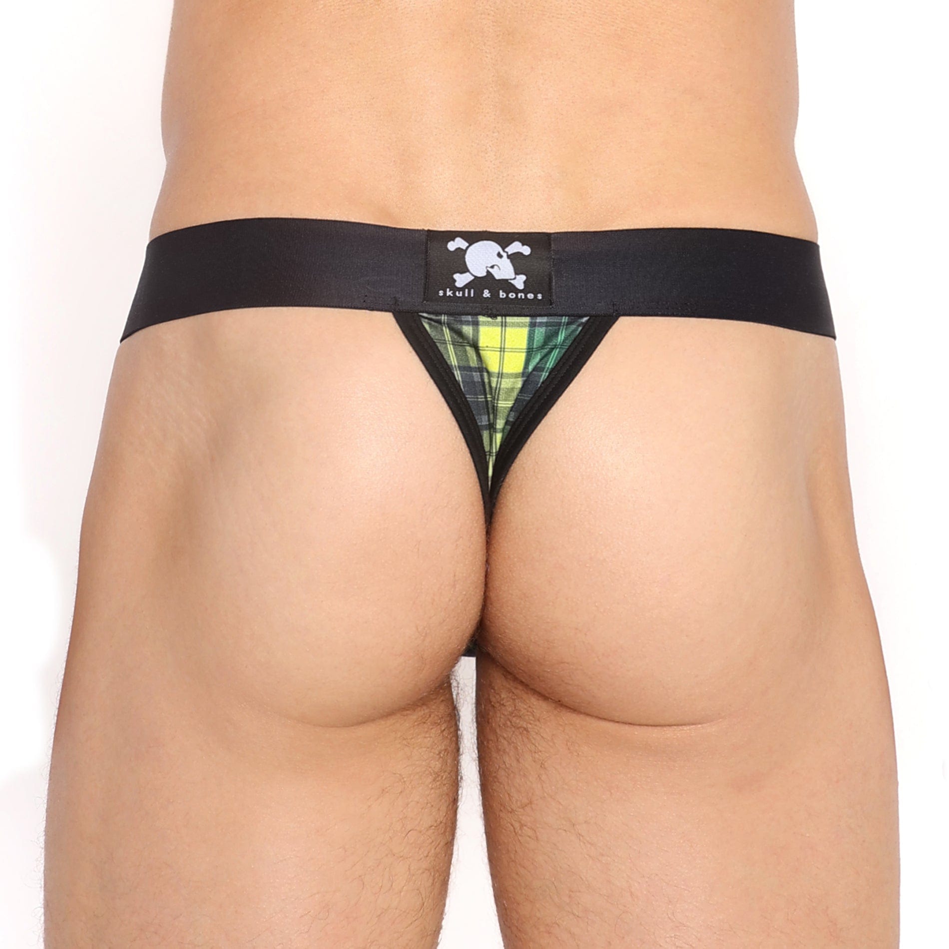 Rainbow Tartan Plaid Thong - Stylish & Comfortable Women's Underwear for Everyday Wear, Loungewear & Special Occasions
