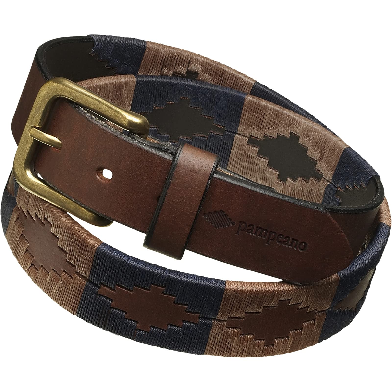Handmade Argentine Gaucho Leather Belt for Men - Premium Pampeano Polo Belt Handcrafted by Master Artisans | Genuine Argentinian Leather with Hand Stitching | Elegant Gift Box Included | Perfect for Western Wear, Rodeo Events & Cowboy Fashion