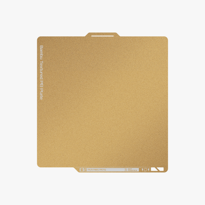 Bambu Lab Textured PEI Plate - High Performance 3D Printer Build Surface for Smooth Prints | Perfect for PLA, ABS, PETG Filaments | Ideal for Home & Professional 3D Printing Projects