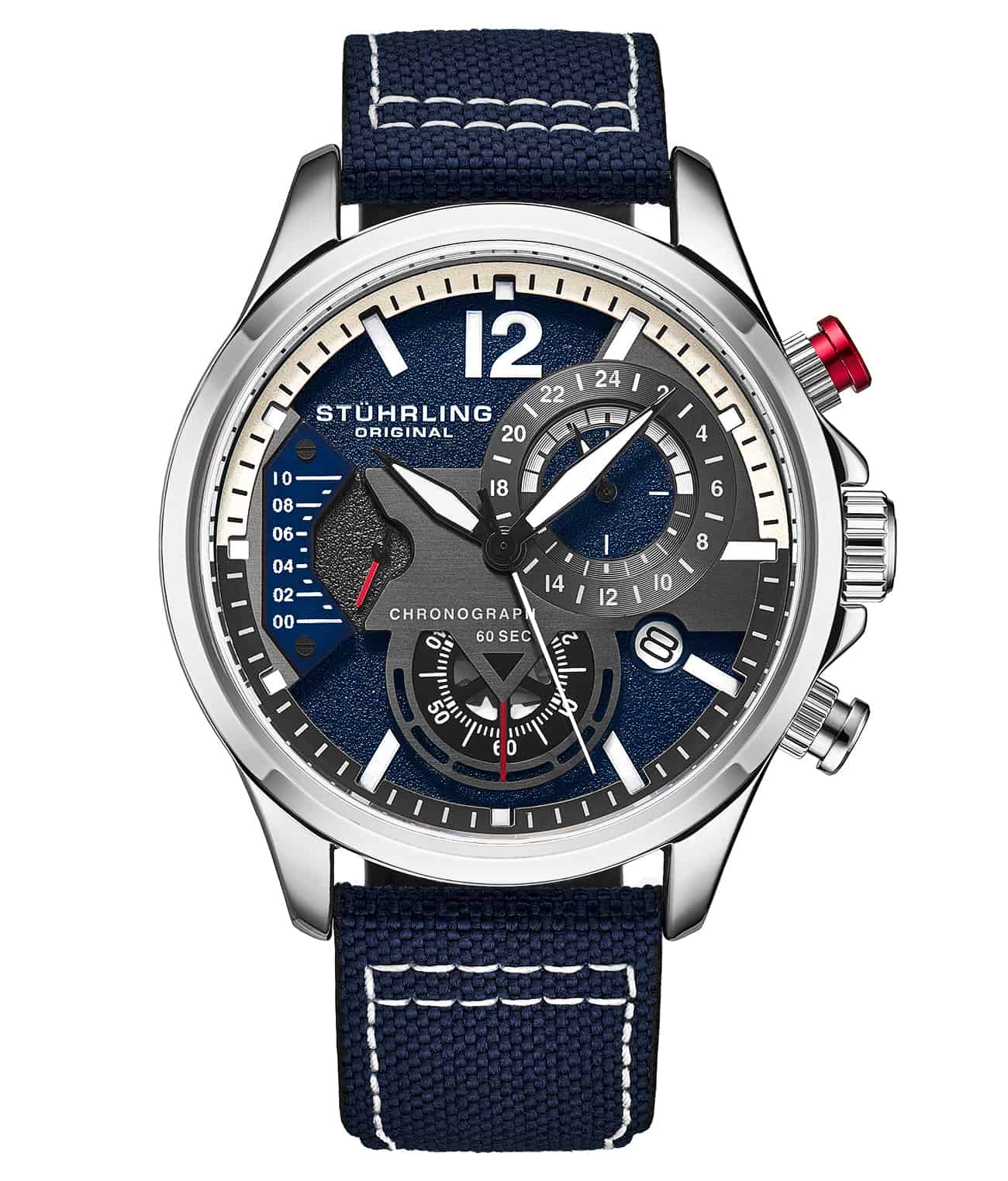 Cordura 4029 Quartz 45mm Aviator Watch - Durable Military-Grade Timepiece for Outdoor Adventures & Aviation Enthusiasts