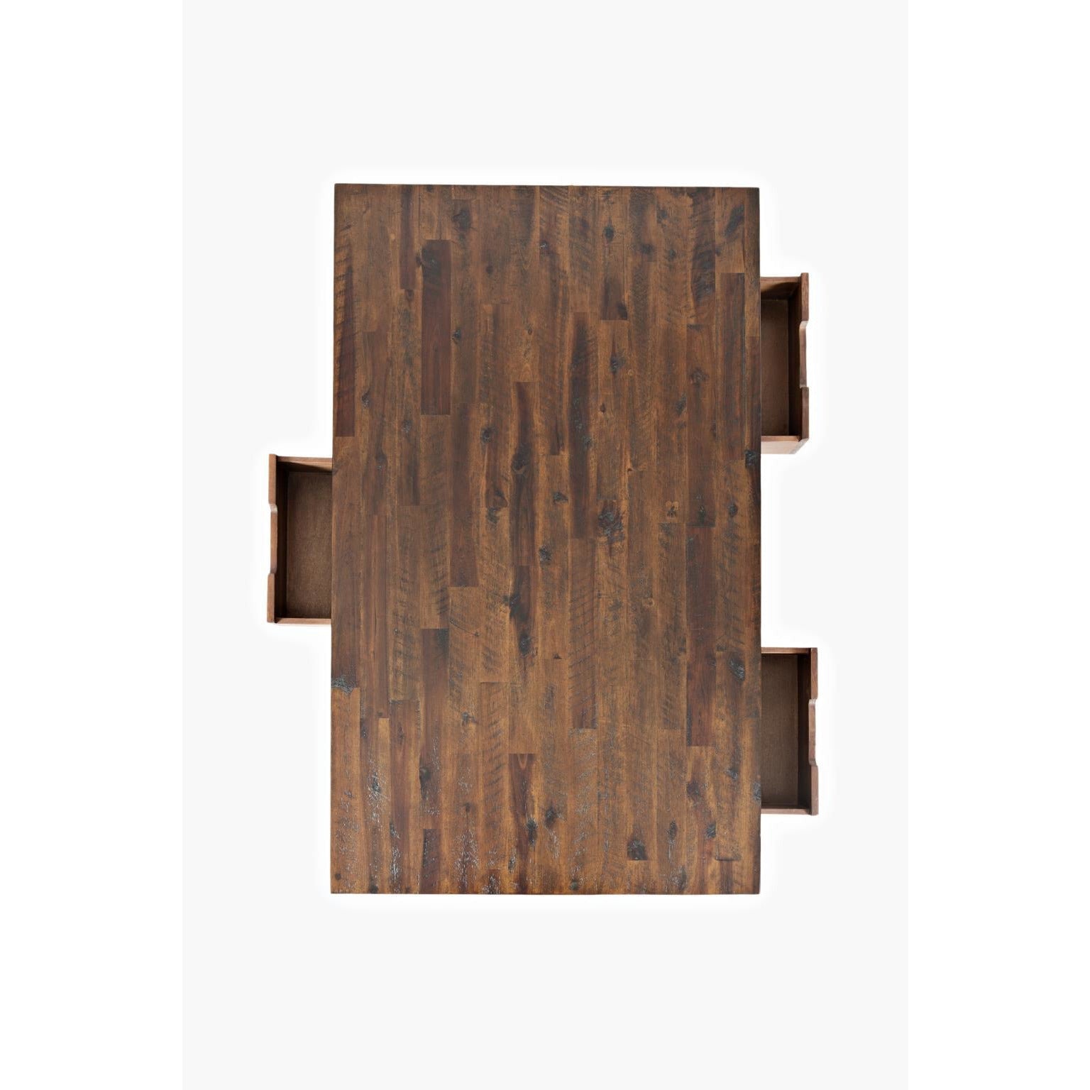 Handcrafted Painted Canyon Cocktail Table - Rustic Wood Coffee Table with Unique Canyon Art Design - Perfect for Living Room, Patio or Cabin Decor