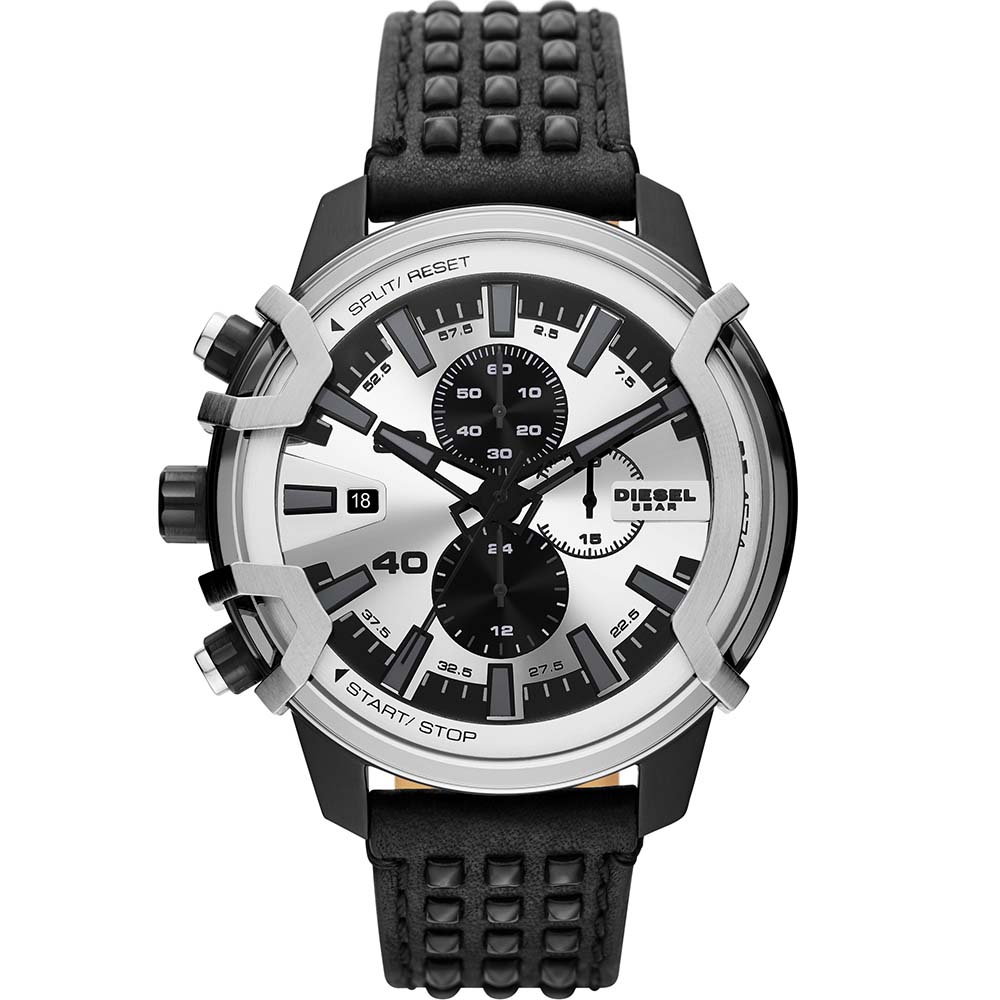 Diesel DZ4571 Griffed Chronograph Men's Watch - Stylish Analog Quartz Wristwatch for Casual & Formal Wear