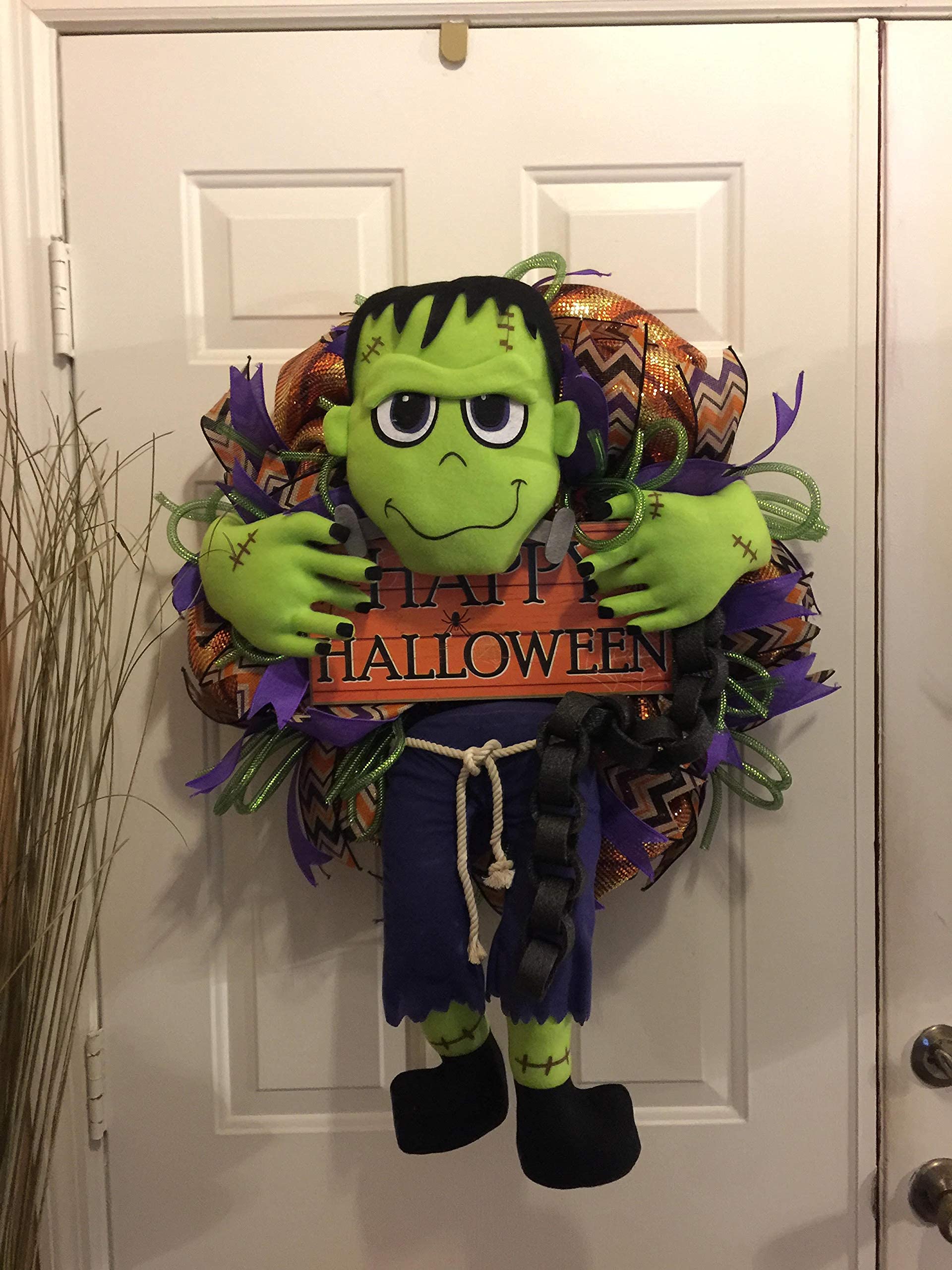 Frankenstein Halloween Wreath - Extra Large 36