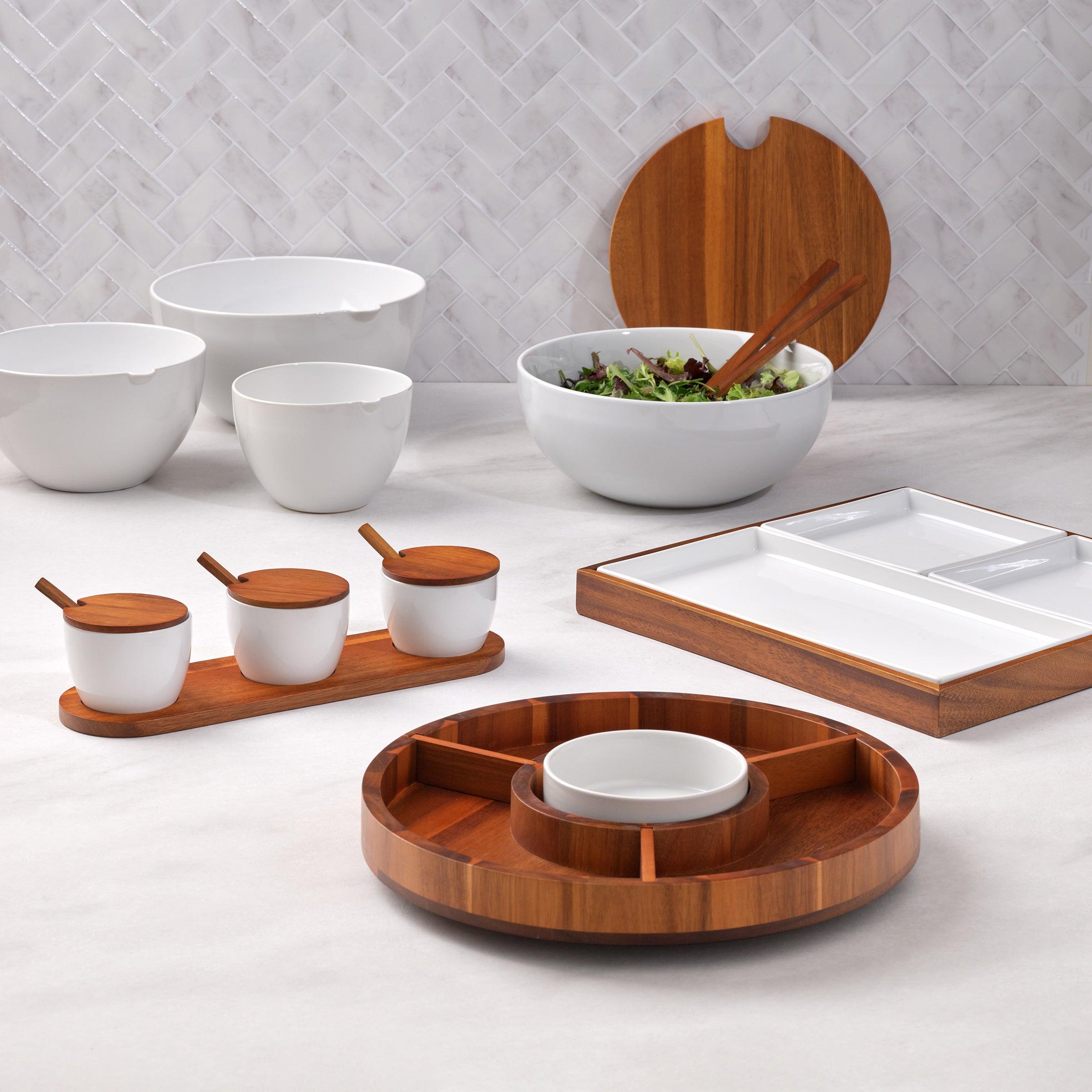 Premium Stainless Steel Nesting Mixing Bowls Set - 3-Piece Kitchen Essentials for Baking, Cooking & Food Prep - Space Saving & Durable for Home & Restaurant Use