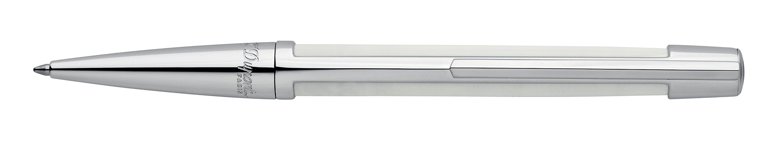 Premium S.T. Dupont Defi Composite White Ballpoint Pen - Luxury Writing Instrument for Professionals & Gifts (Model 405702) | Ideal for Office Use, Business Meetings & Executive Gifting