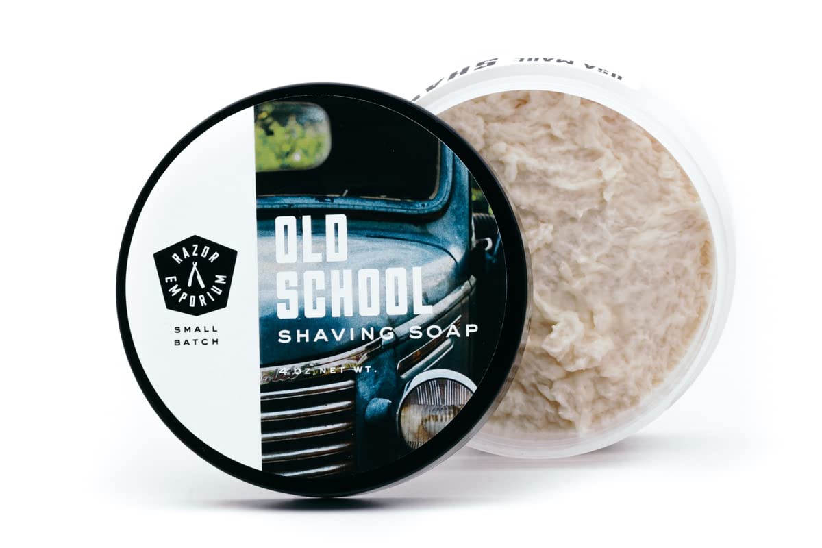 Small Batch Shaving Soap for Men | Old School Traditional Wet Shaving | Perfect for Daily Grooming & Beard Care