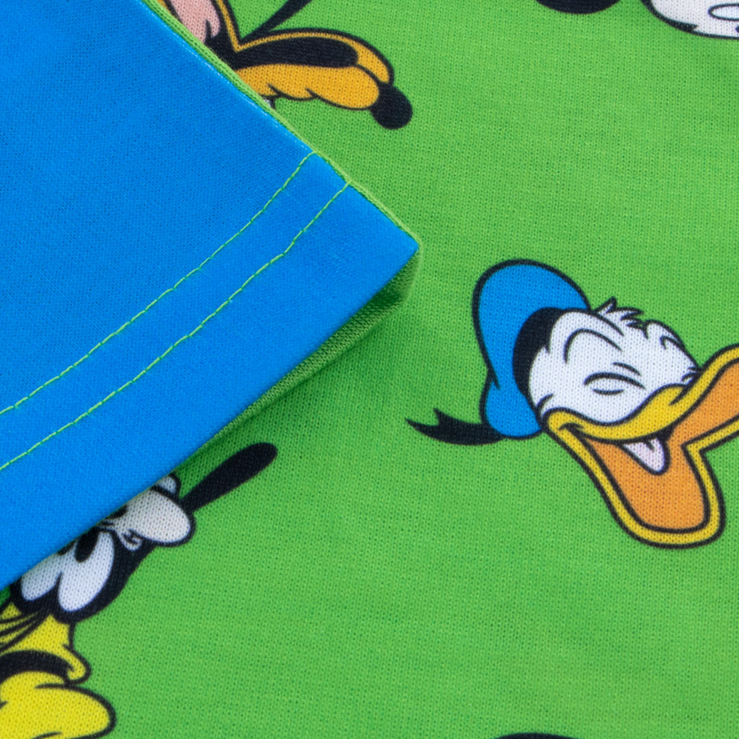 Disney Mickey Mouse Pajamas for Boys - Soft Cotton Summer Sleepwear Set (Sizes 18M-8) - Perfect for Bedtime, Lounging & Disney-Themed Parties