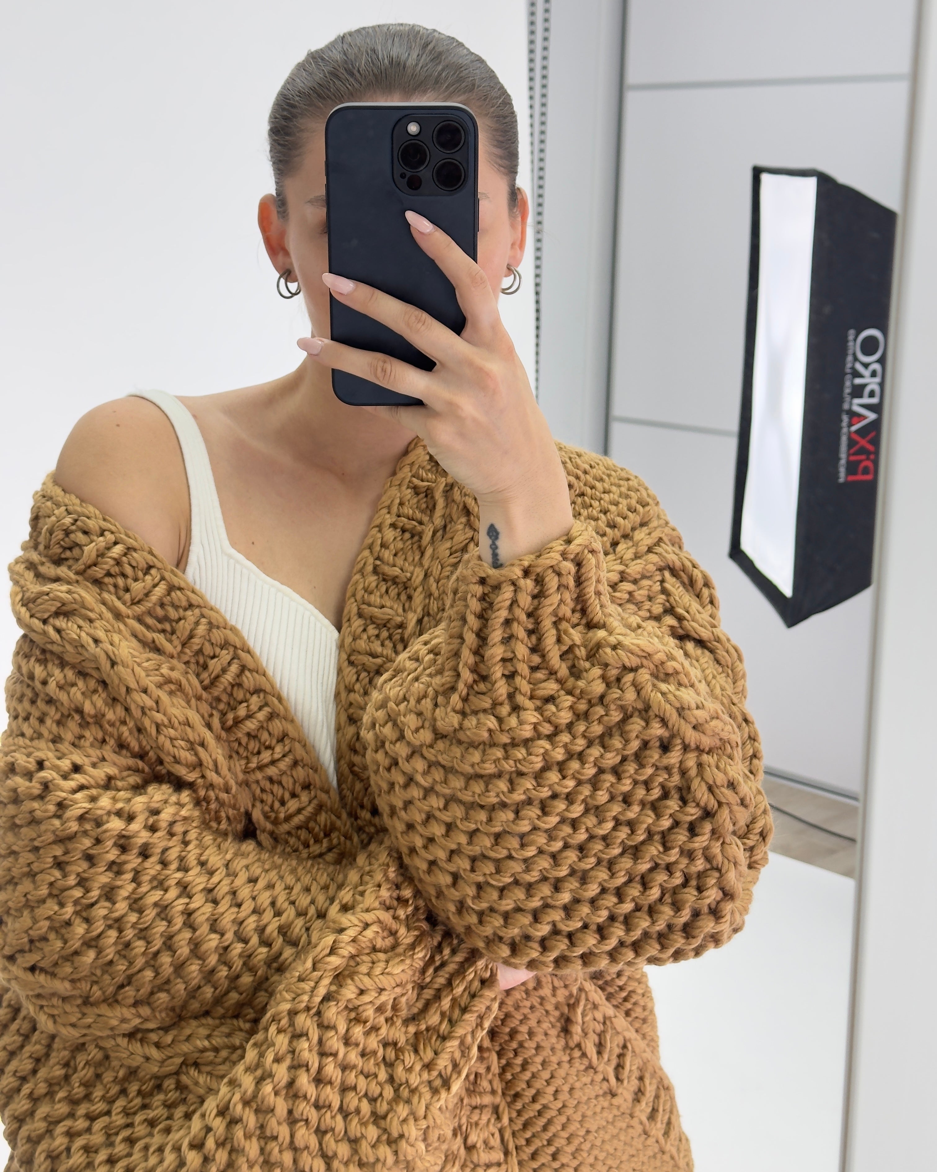 Stylish Braided Pocket Cardigan for Women - Soft Knit Open Front Sweater | Perfect for Fall, Winter & Layering Outfits