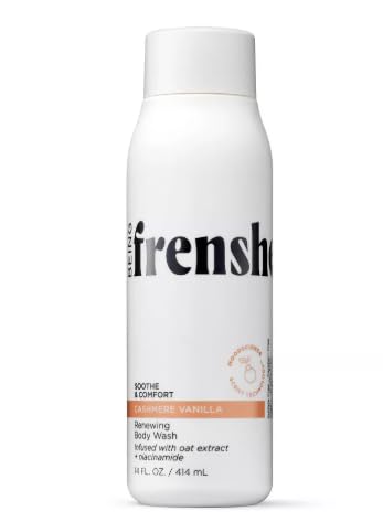 Being Frenshe Body Wash - Cashmere Vanilla Scent with Niacinamide Formula, 14 fl oz | Moisturizing & Soothing Shower Gel for Dry Skin | Perfect for Daily Use & Relaxing Bath Time