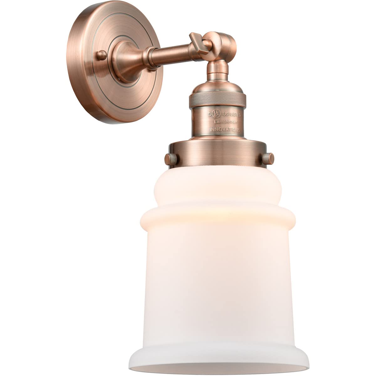 Innovations INNO203-AC-G181-LED Modern Copper LED Wall Sconce Light Fixture - Perfect for Bedroom, Living Room & Hallway Lighting